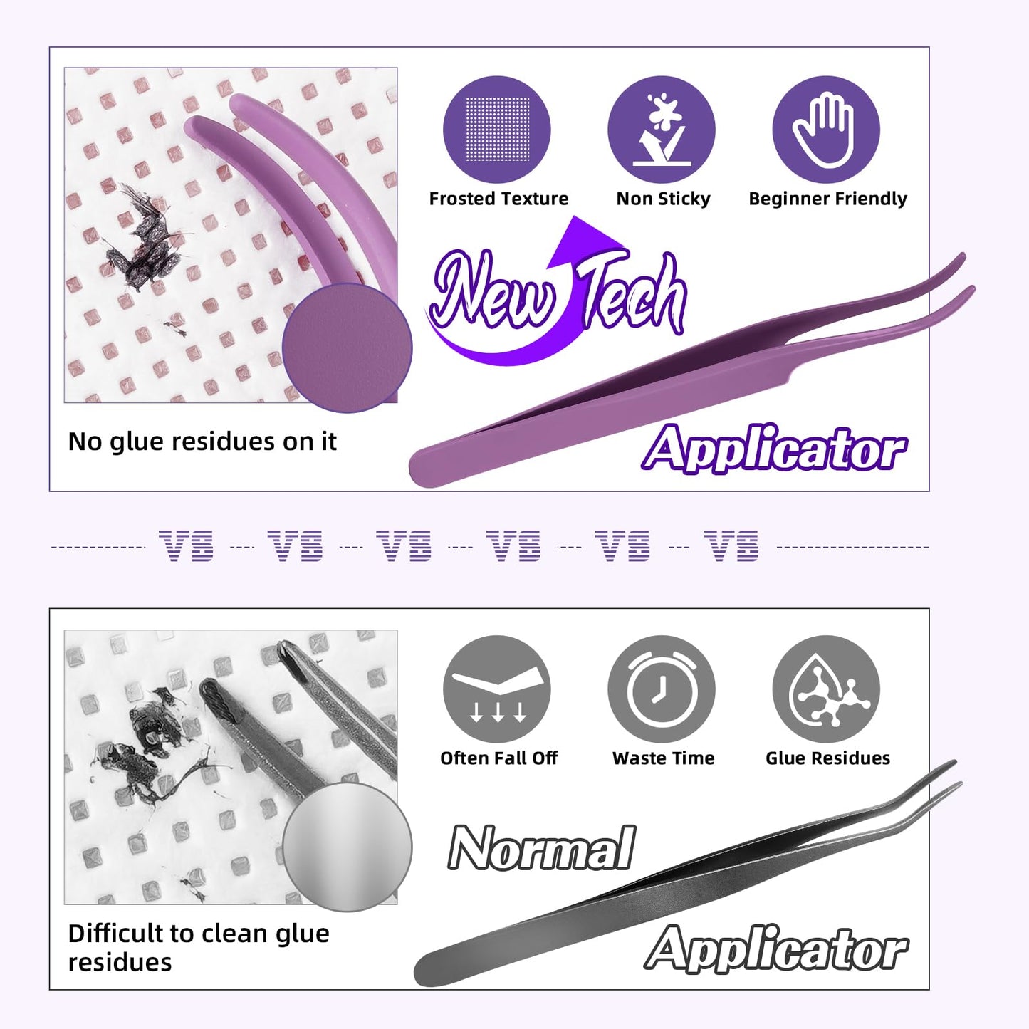 Lash Extension Kit 3D Thick Lash Clusters Kit 280pcs Eyelash Extension Kit 10-18mm 70D D Curl DIY Lash Extension Kit with Lash Bond and Seal, Lash Remover (KIT-70D-MIX10-18mm)