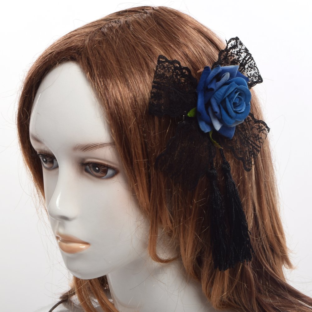 BLESSUME Vintage Steampunk Hair Clip Punk Gothic Headwear