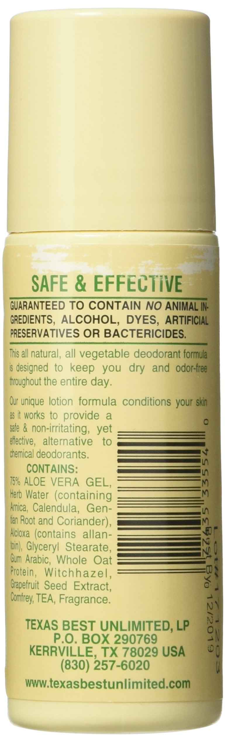 Alvera Deod Aloe Herb 3 Ounce (Pack of 6)