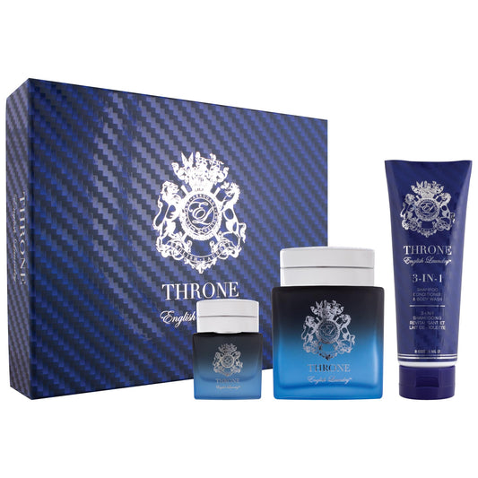 English Laundry Throne 3 Piece Gift Set, 3.4 oz.