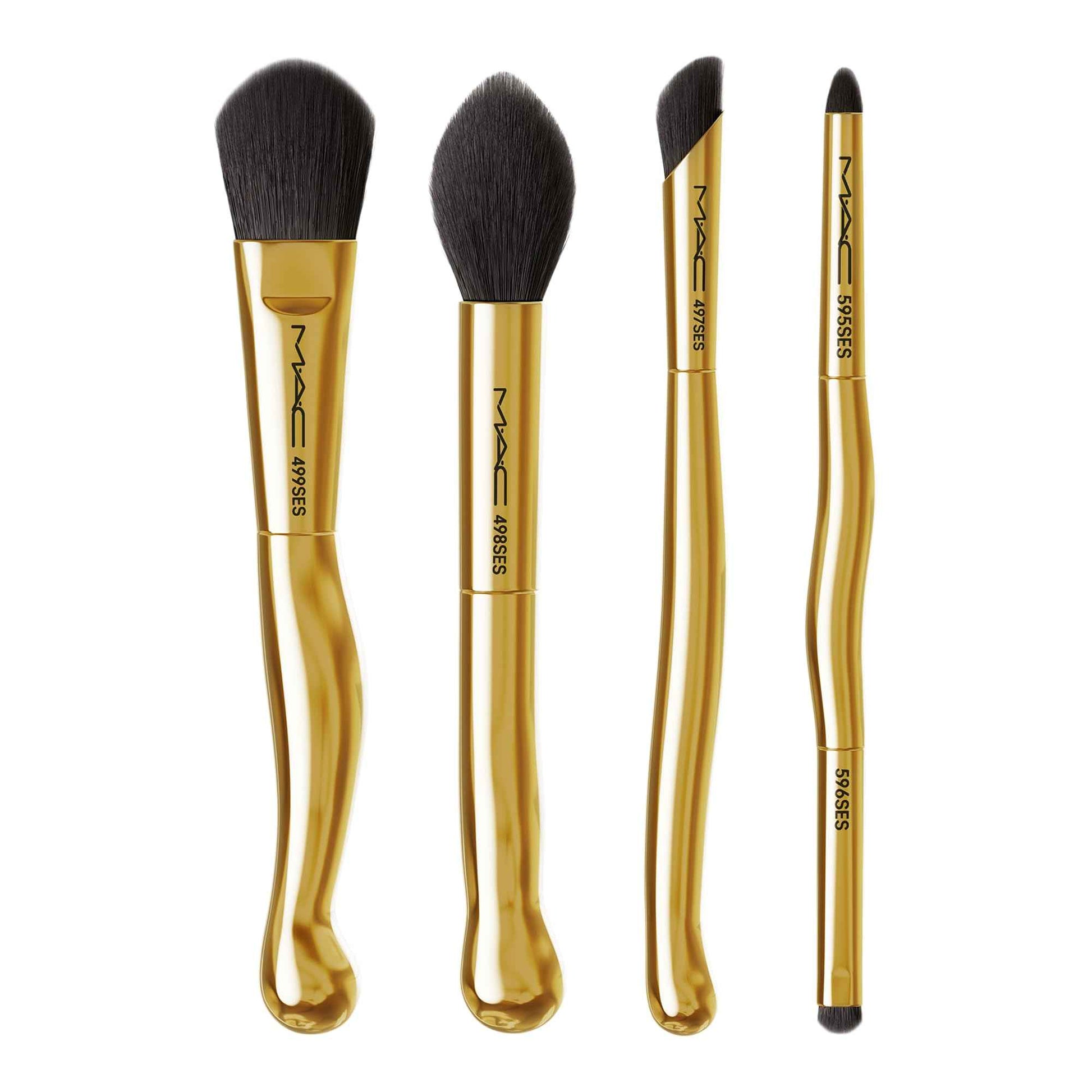 MAC Golden Touch Mini Brush Kit, 5 Piece Set
