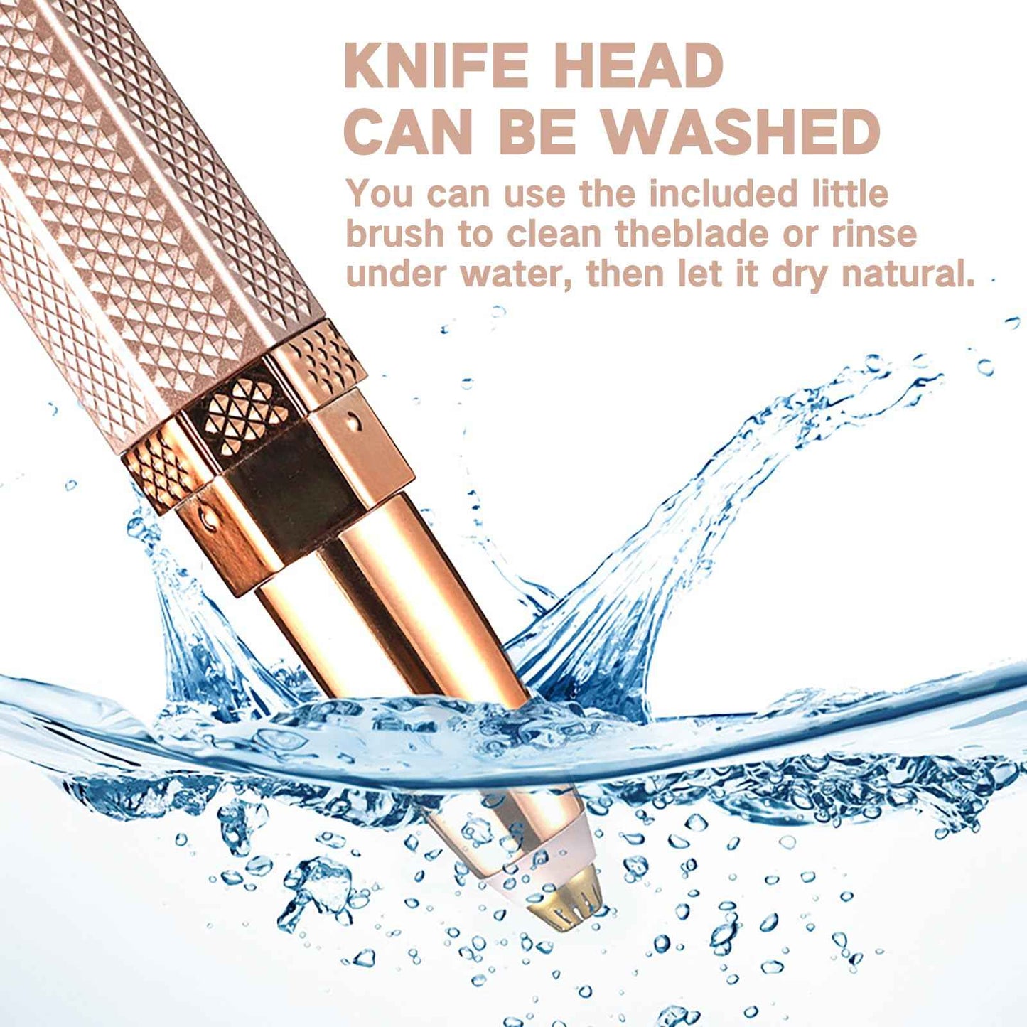 OYUEGE 4 in 1 Facial Electric Shaver for Women, Full Body Epilator Rechargeable Eyebrow Nose Bikini Hair Trimmer,Facial Shaver