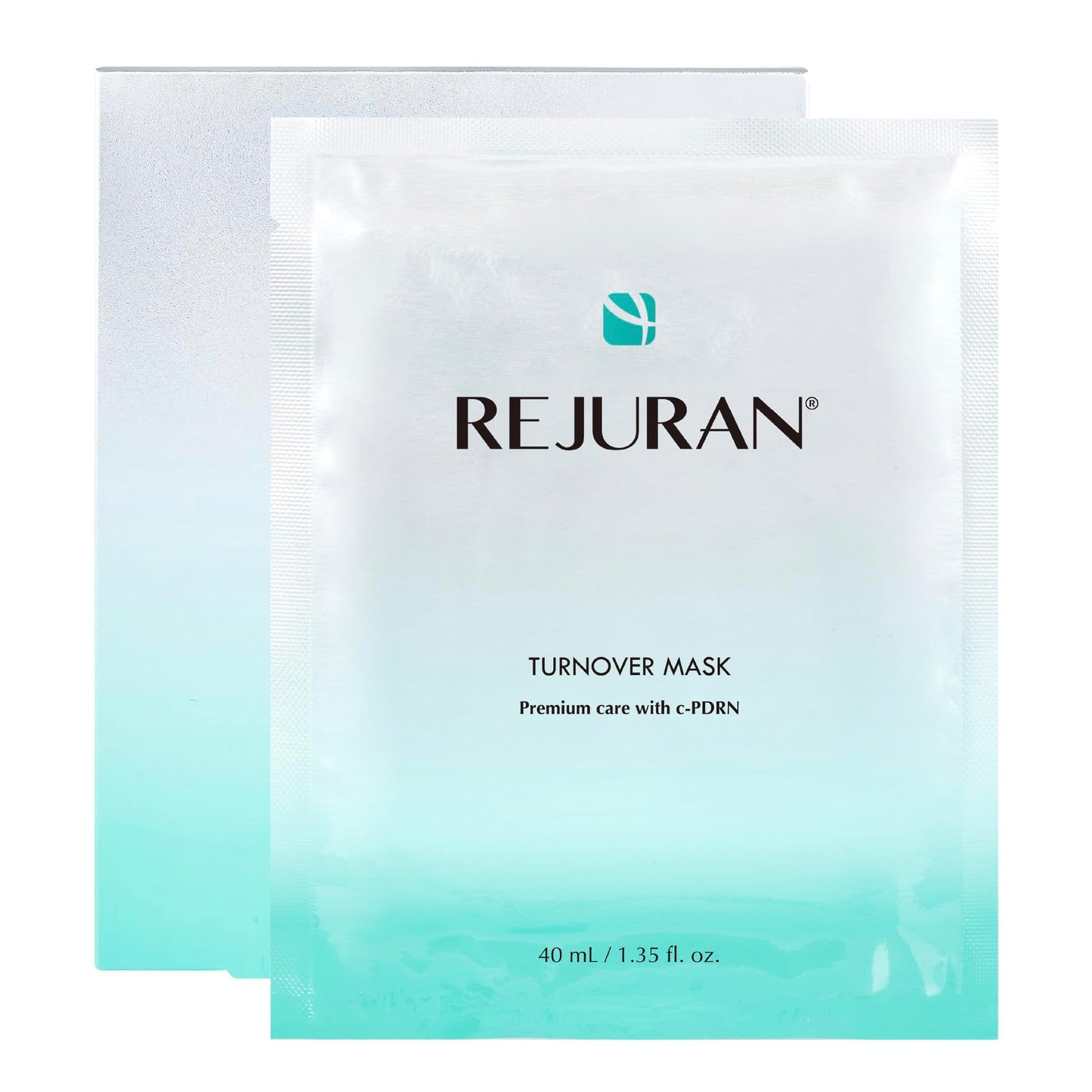 REJURAN® Turnover Mask, c-PDRN® - Skin Repair, Firming, and Deeply Nourishing Ultra Microfiber Sheet Mask, Clinically Developed Korean Skin Care 5-Pack