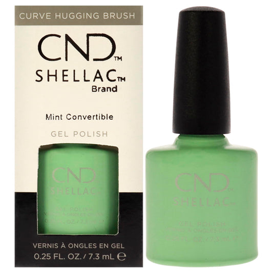 CND Shellac Gel Nail Polish, Long-lasting NailPaint Color with Curve-hugging Brush, Green Polish, 0.25 fl oz