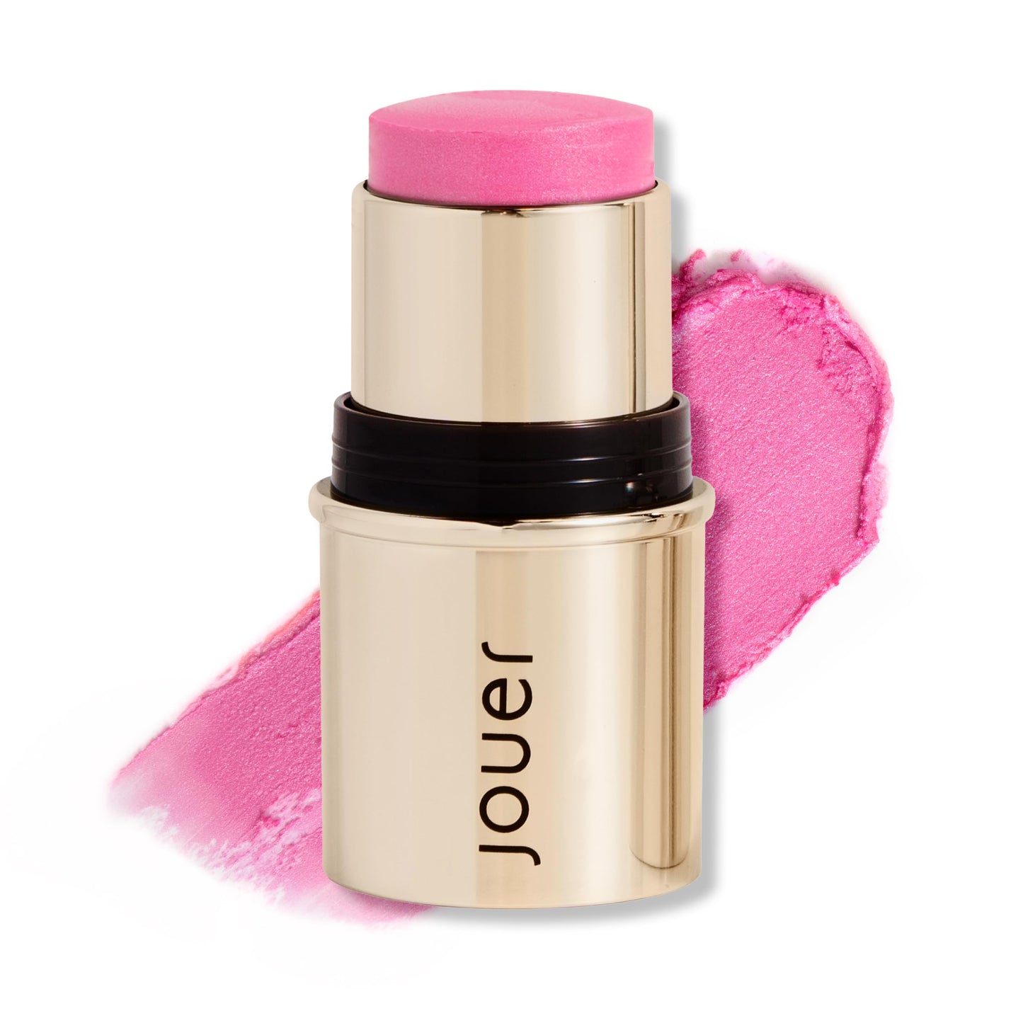 Jouer Blush & Bloom Cheek + Lipstick, Peony - Hydrating Cream Blush Stick for Cheek and Lip Tint - Moisturizing Rose Hip and Squalane Oil Formula