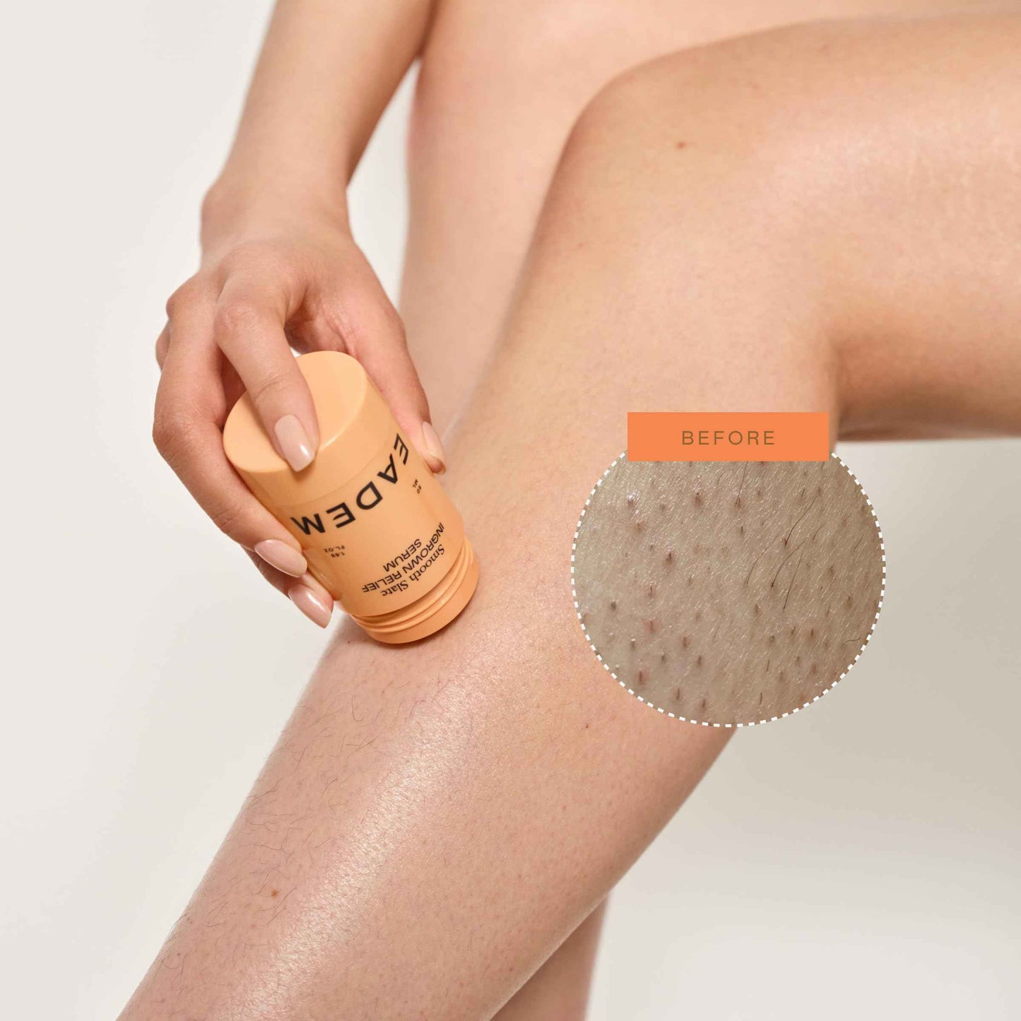 EADEM Smooth Slate Ingrown Hair Roller Serum, Targets Bumps Trapped Hairs, Faded Topicals for Scarring and Dark Spots, AHAs and Tyrosinase, Slows Ingrown Hair Regrowth