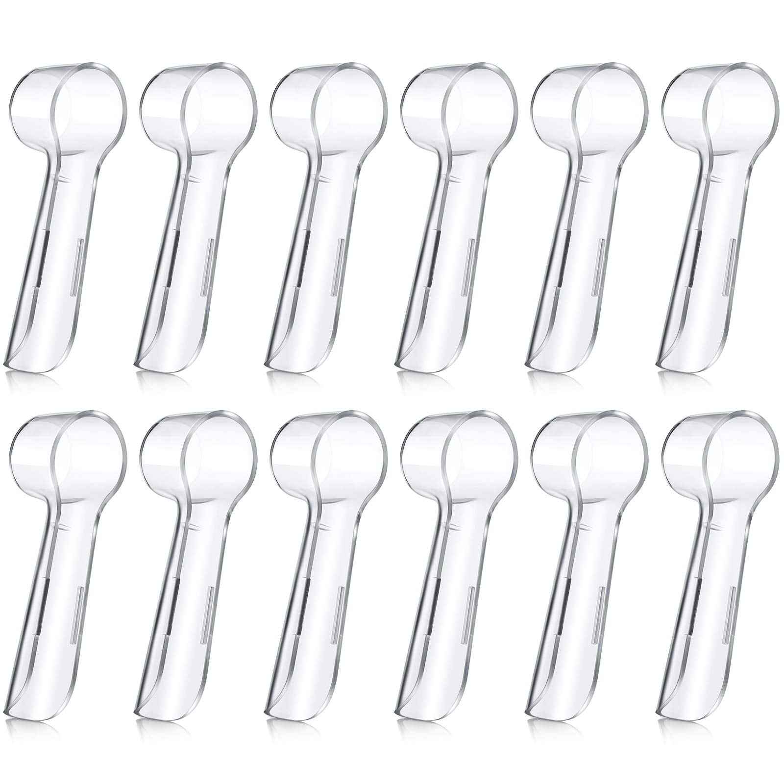 Patelai Electric Toothbrush Cover Caps Reusable Replacement Brush Heads Cover Caps to Keep Dust Away Convenient for Travel Camping Family and More Sanitary(12 Pieces)