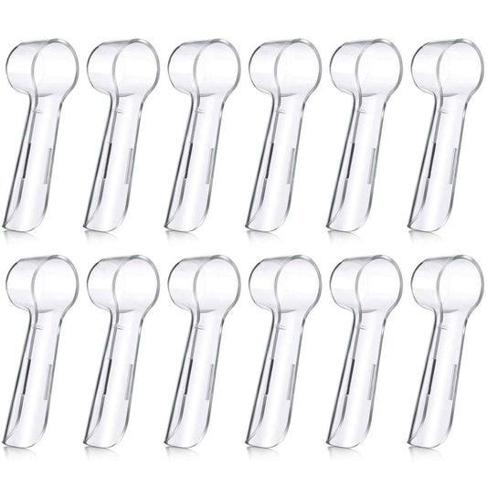 Patelai Electric Toothbrush Cover Caps Reusable Replacement Brush Heads Cover Caps to Keep Dust Away Convenient for Travel Camping Family and More Sanitary(12 Pieces)