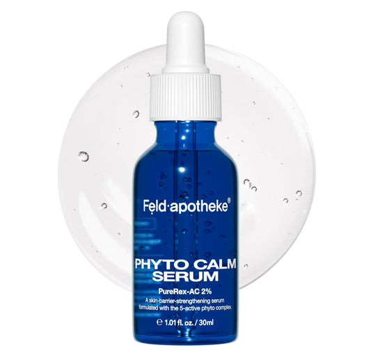 Feld Apotheke PHYTO CALM SERUM, PhytoCalm Anti-Blemish, 5-Herb Hydration & Soothing Serum, Soothes Skin Irritation, Supports Clear Skin, 1.01fl.oz/30ml