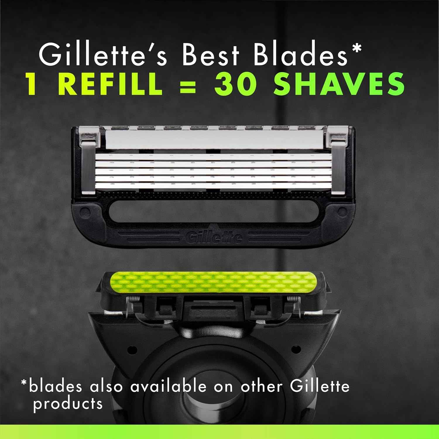 GilletteLabs with Exfoliating Bar by Gillette Razor for Men - 1 Handle, 4 Razor Blade Refills, Holiday Gifts for Men, Includes Premium Magnetic Stand