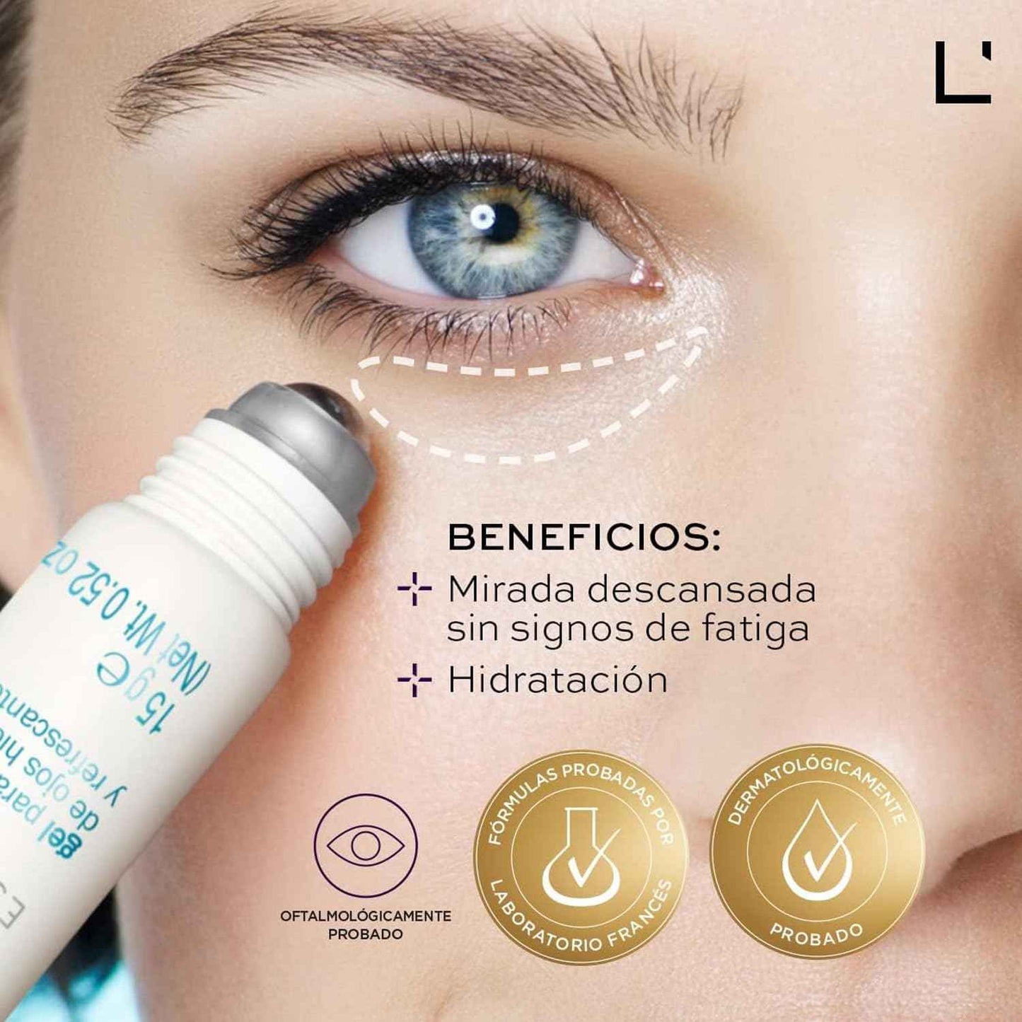 L'Bel Essential Contorno de Ojos Hidratante y Refrescante - L'Bel Essential Moisturizing and Refreshing Eye Contour .52 oz (15g)