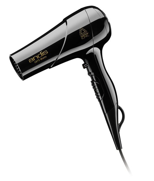 Andis 80695 1875-Watt Tourmaline Ceramic Ionic Styling Hair Dryer, Black