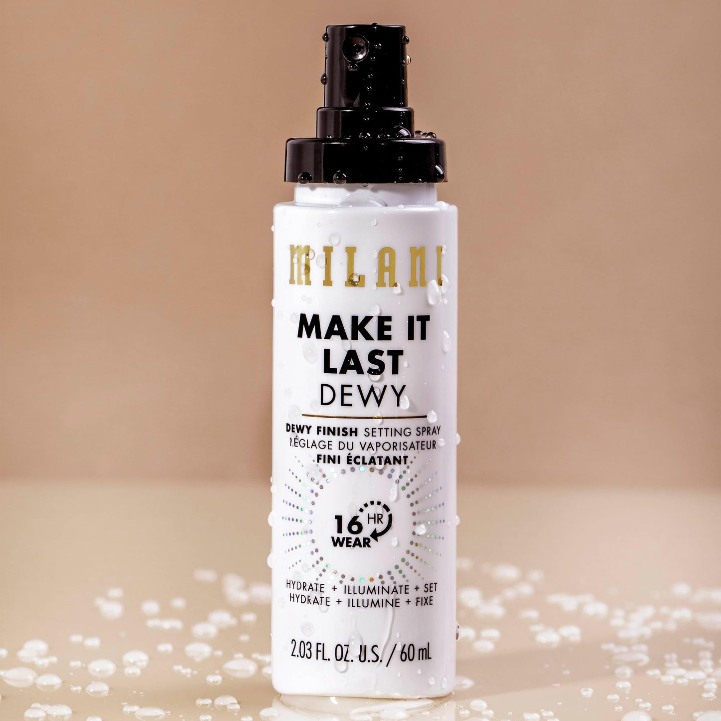 Milani Make It Last Dewy - Dewy Finish Setting Spray - 3 in 1- Hydrate + Illuminate + Set, Makeup Finishing Spray - Makeup Primer & Hydrating Setting Spray - 2 Pack