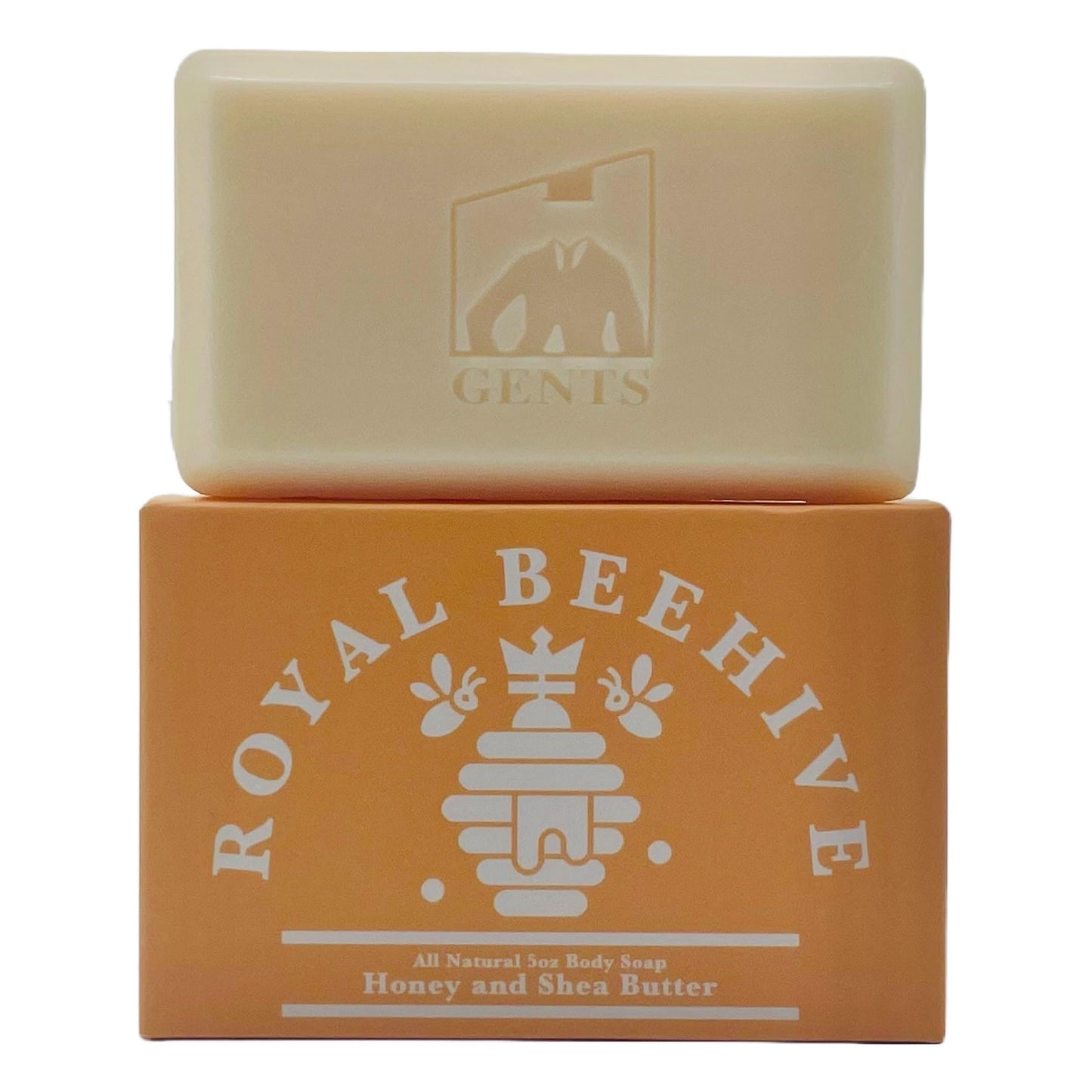 Gents Variety Men's Body Soaps - Moisturizing Bar Soap for Men, Smell Fresh and Clean, Washing Hands & Body, All Skin Types for Bath and Shower (Royal Beehive)