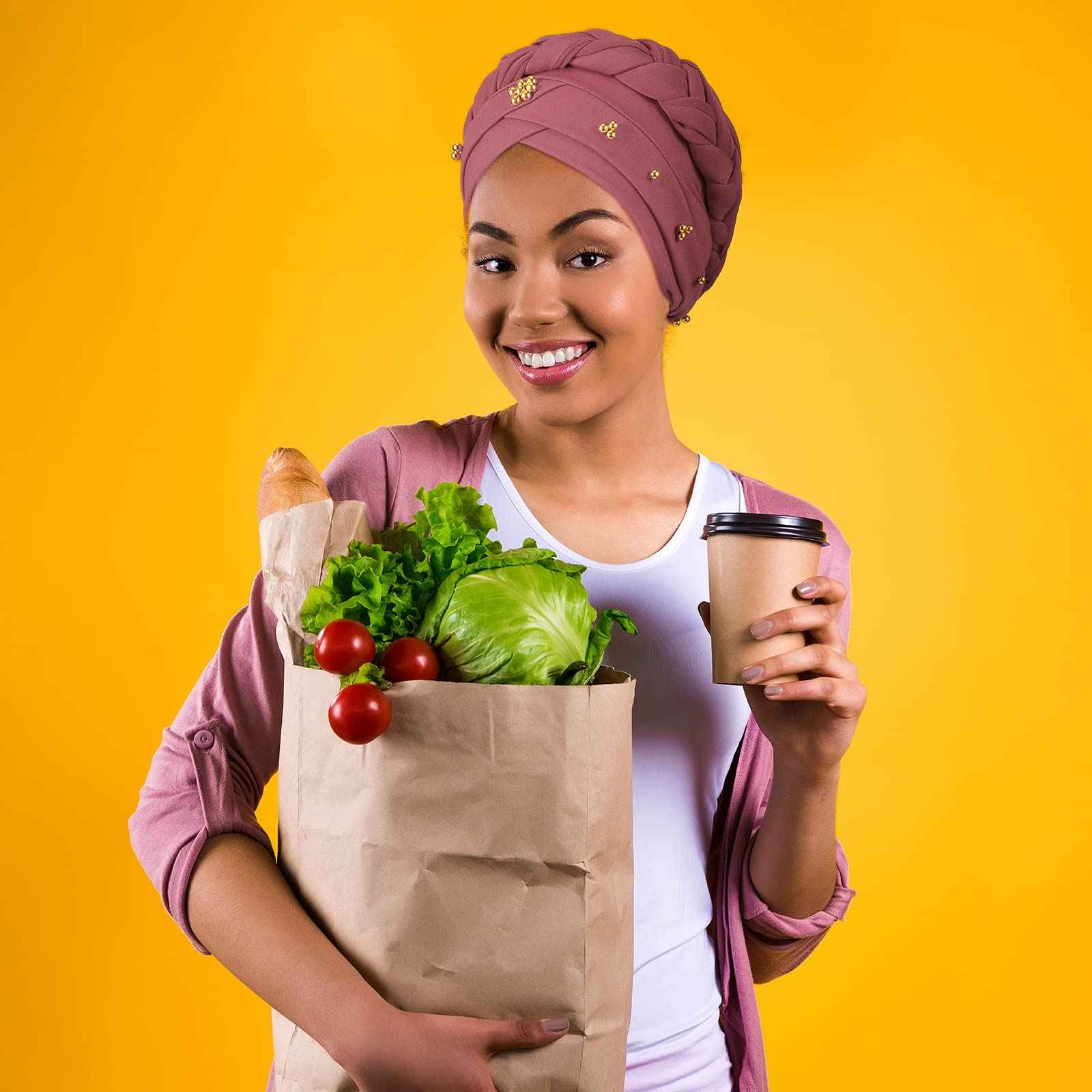 SATINIOR 9 Pcs Women Turban Braid Headscarf Braid Turban Wrap Pre Tied Twisted Hair Covered Hat Beanie Beaded Headband Headwear One Size Multicolor Cap(Fresh)