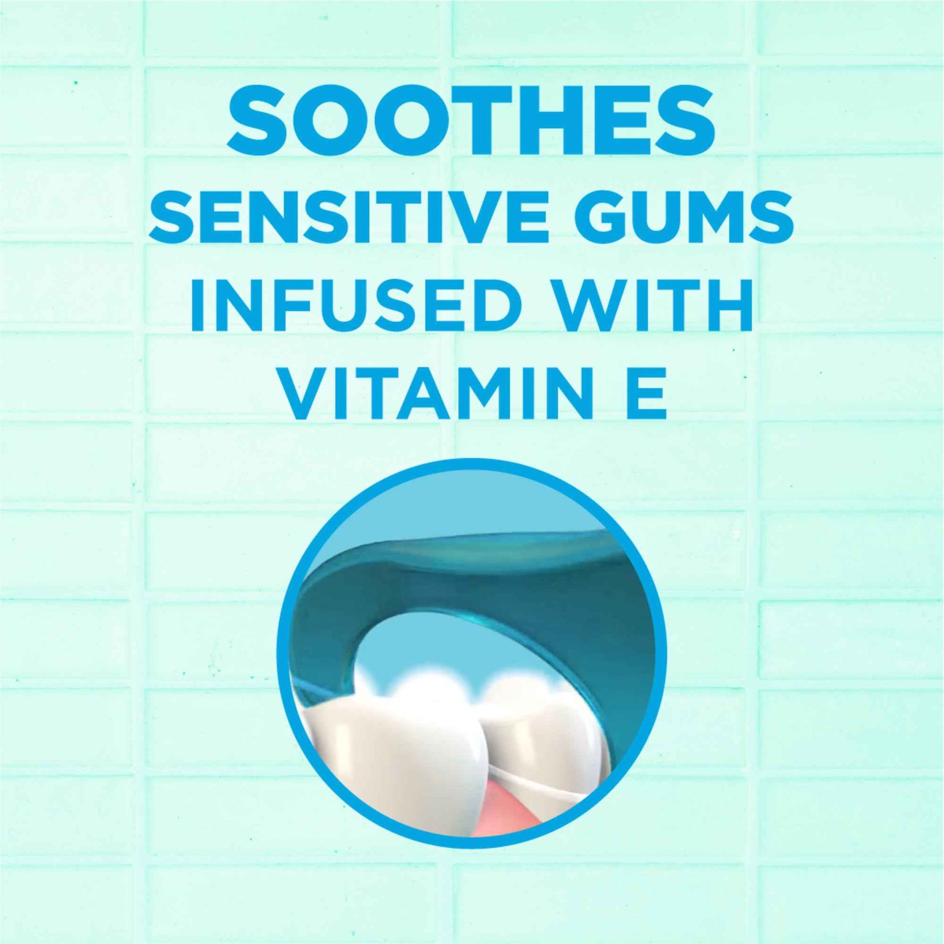 GUM Advanced Care Floss Picks - Dental Flossers for Adults with Vitamin E and Fluoride - Extra Strong Shred-Resistant Dental Floss, Easy Grip Handle, Fresh Mint Flavor, 150 Count (Pack of 4)