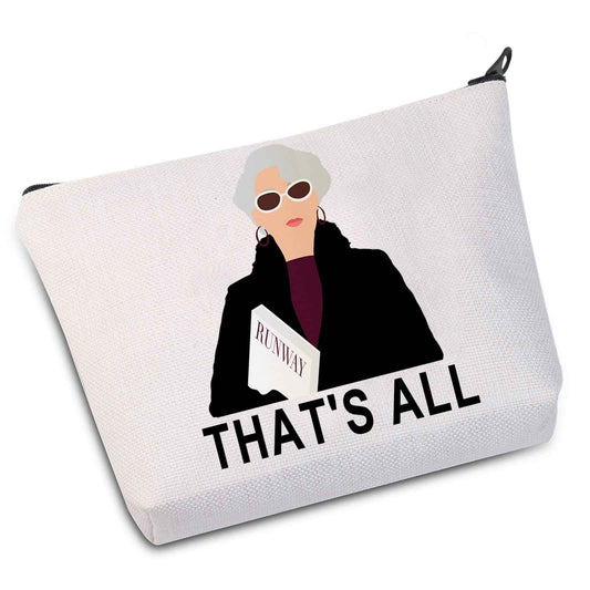 WZMPA Movie Fans Cosmetic Makeup Bag Movie Fans Gift That's All Makeup Zipper Pouch Bag For Women Girls(That's All)
