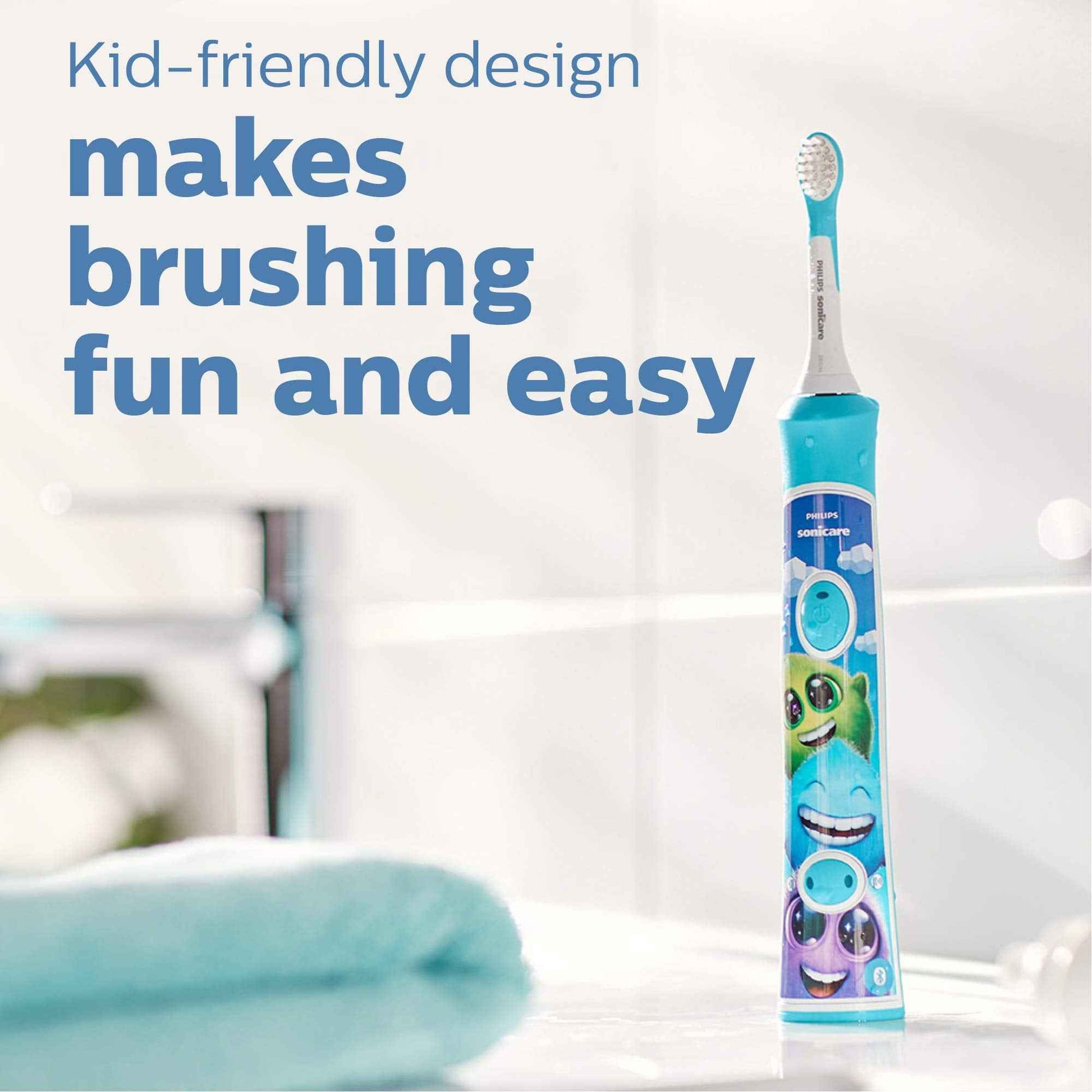 Philips Sonicare Genuine Replacement Toothbrush Heads Bundle with Premium Plaque Control and for Kids Heads