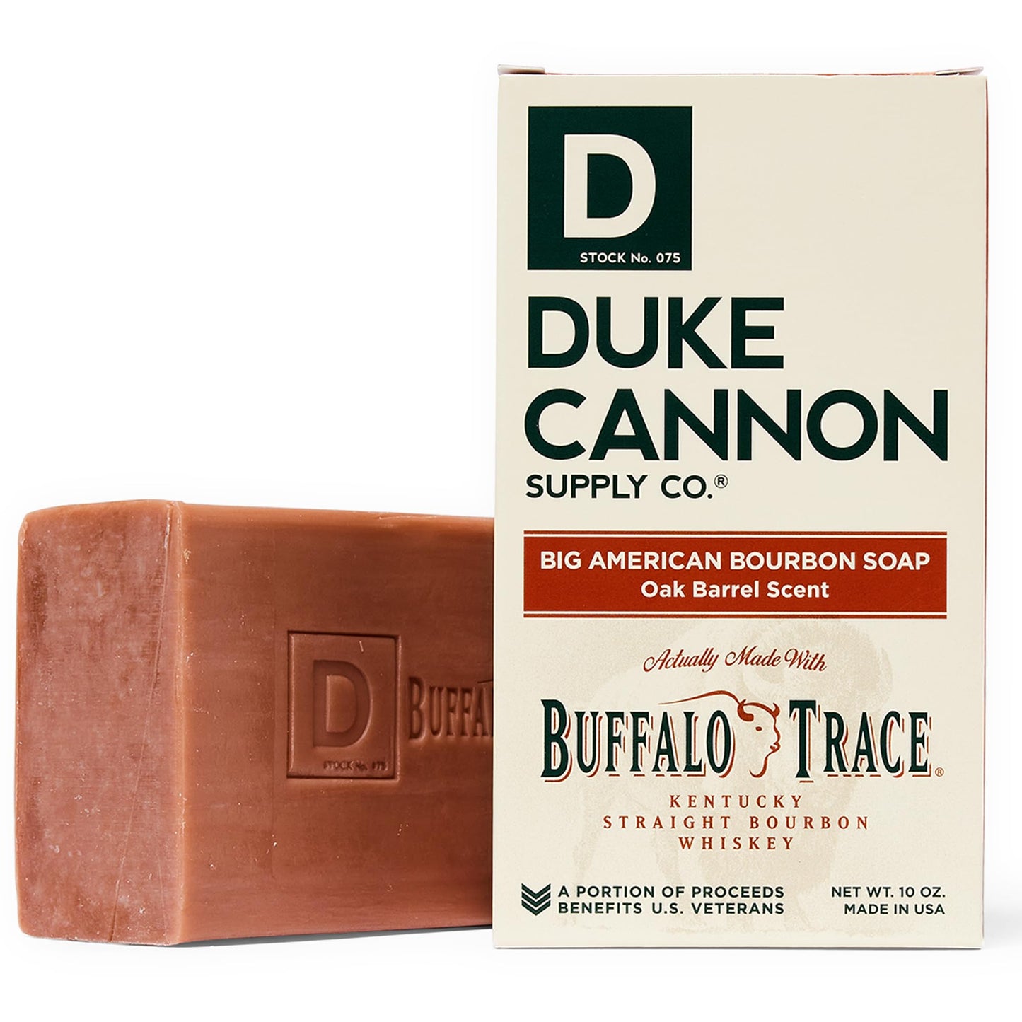 Duke Cannon Booze Soap 3-Pack Bourbon, Bay Rum, & Busch Beer - 10 oz Bars with Rich Oak Barrel, Citrus Musk, & Sandalwood Scents - Triple Milled, Large Size