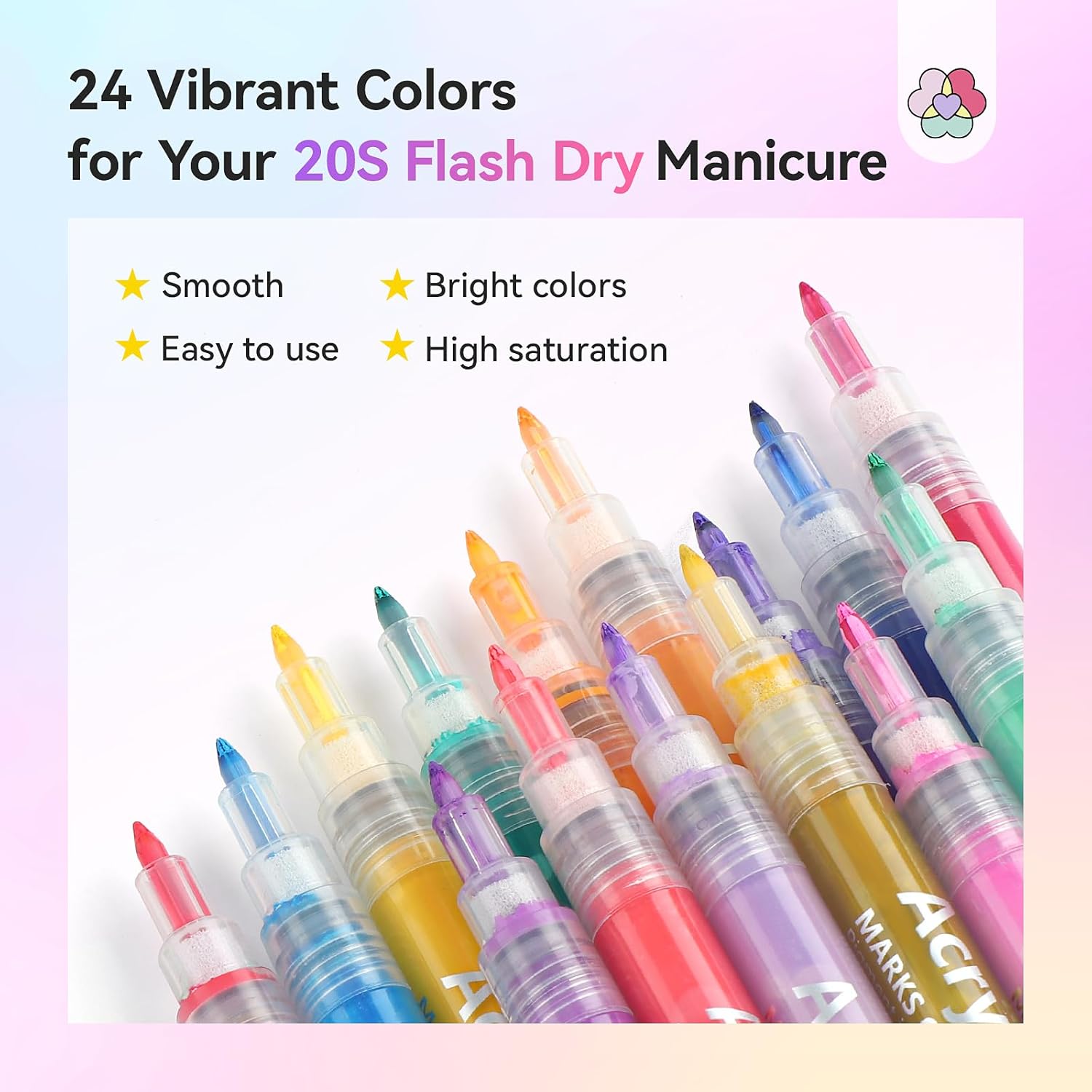 Saviland 12 Colors Nail Art Pens Set - 3D Nail Polish Pens Acrylic Paint Pens Nail Markers for Nail Art Drawing Painting Nail Point Dotting Liner Pen Manicure Tools Nail Design Kit Home Nail Salon DIY