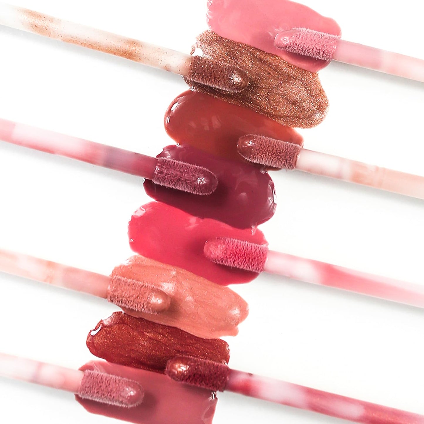 Glo Skin Beauty Lip Gloss in Slipper - Sheer Shimmery Soft Warm Pink - 20 Shades - Non-Sticky - Cruelty Free