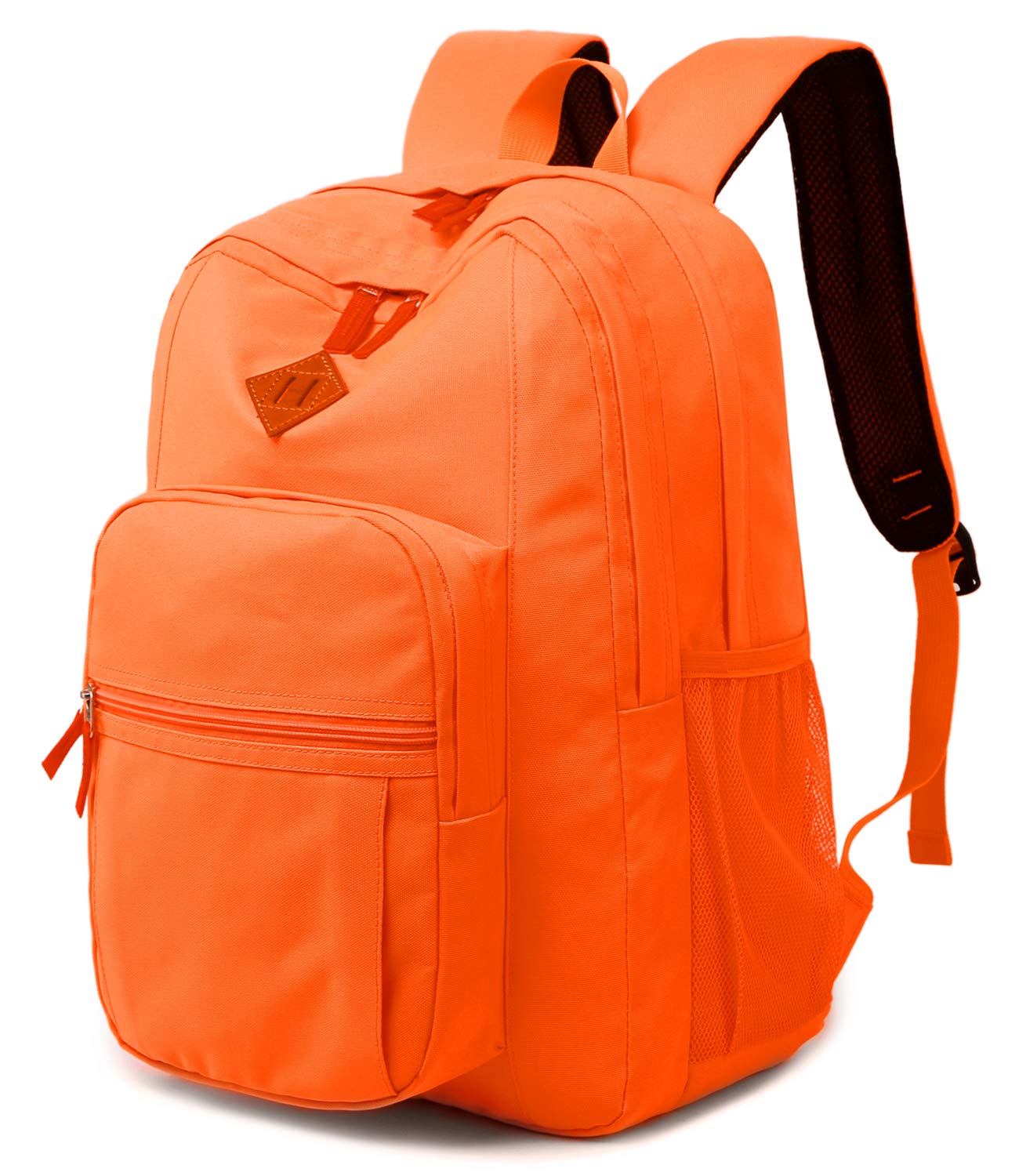 abshoo Classical Basic Womens Travel Backpack For College Men Water Resistant Bookbag (Tangerine)