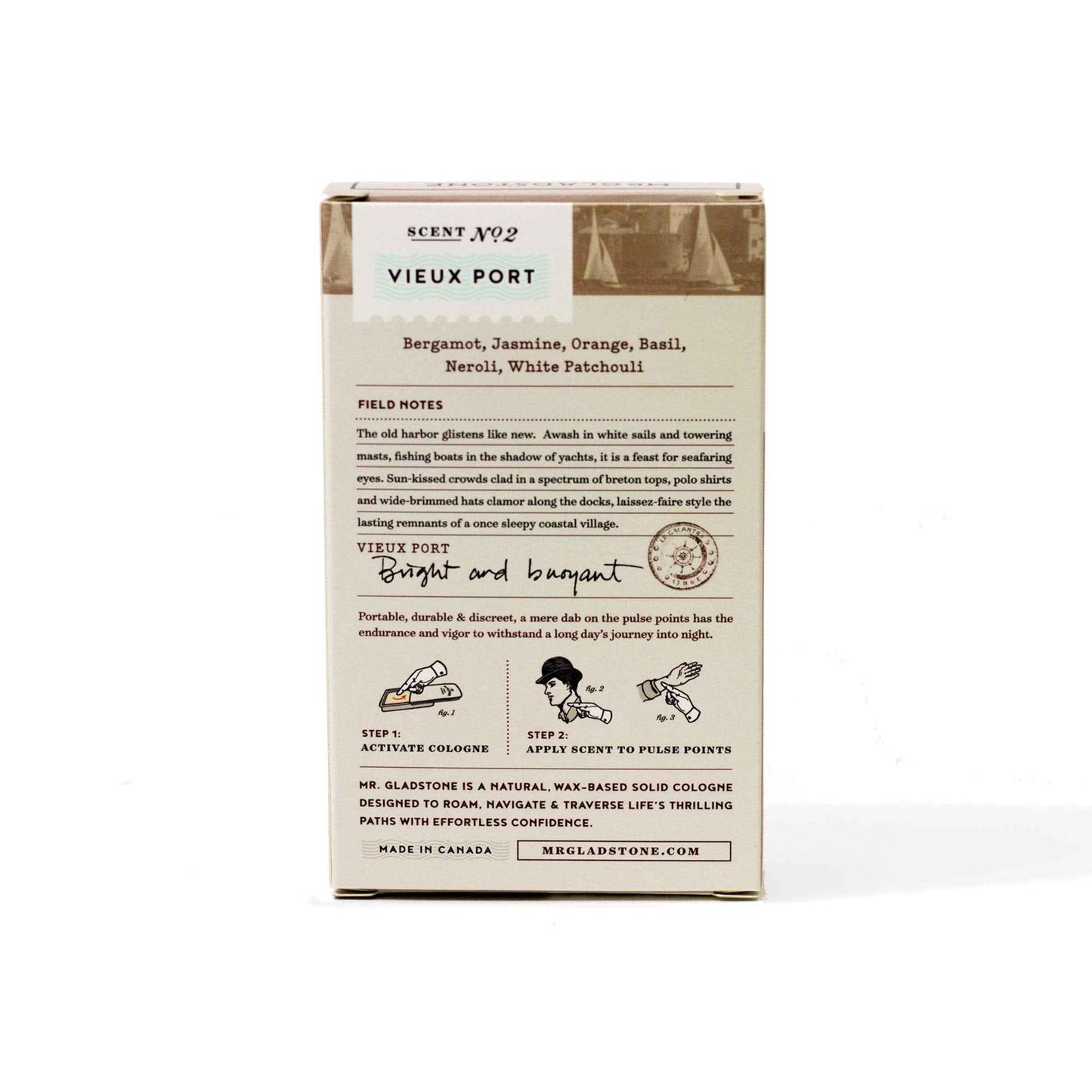 Mr. Gladstone Solid Cologne - Vieux Port