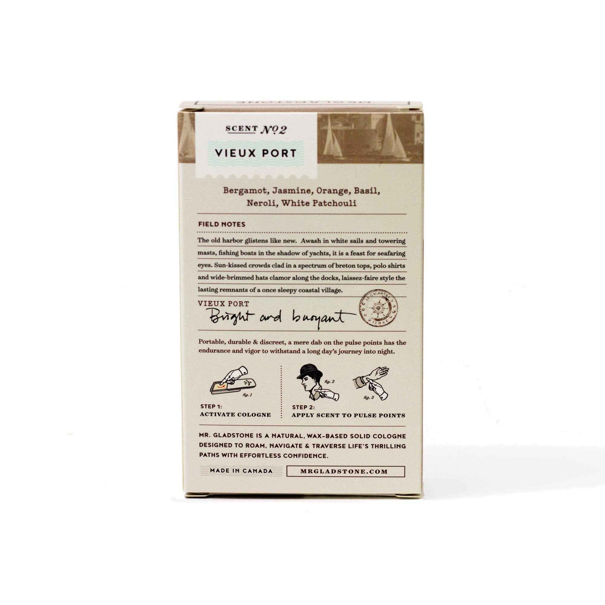 Mr. Gladstone Solid Cologne - Vieux Port