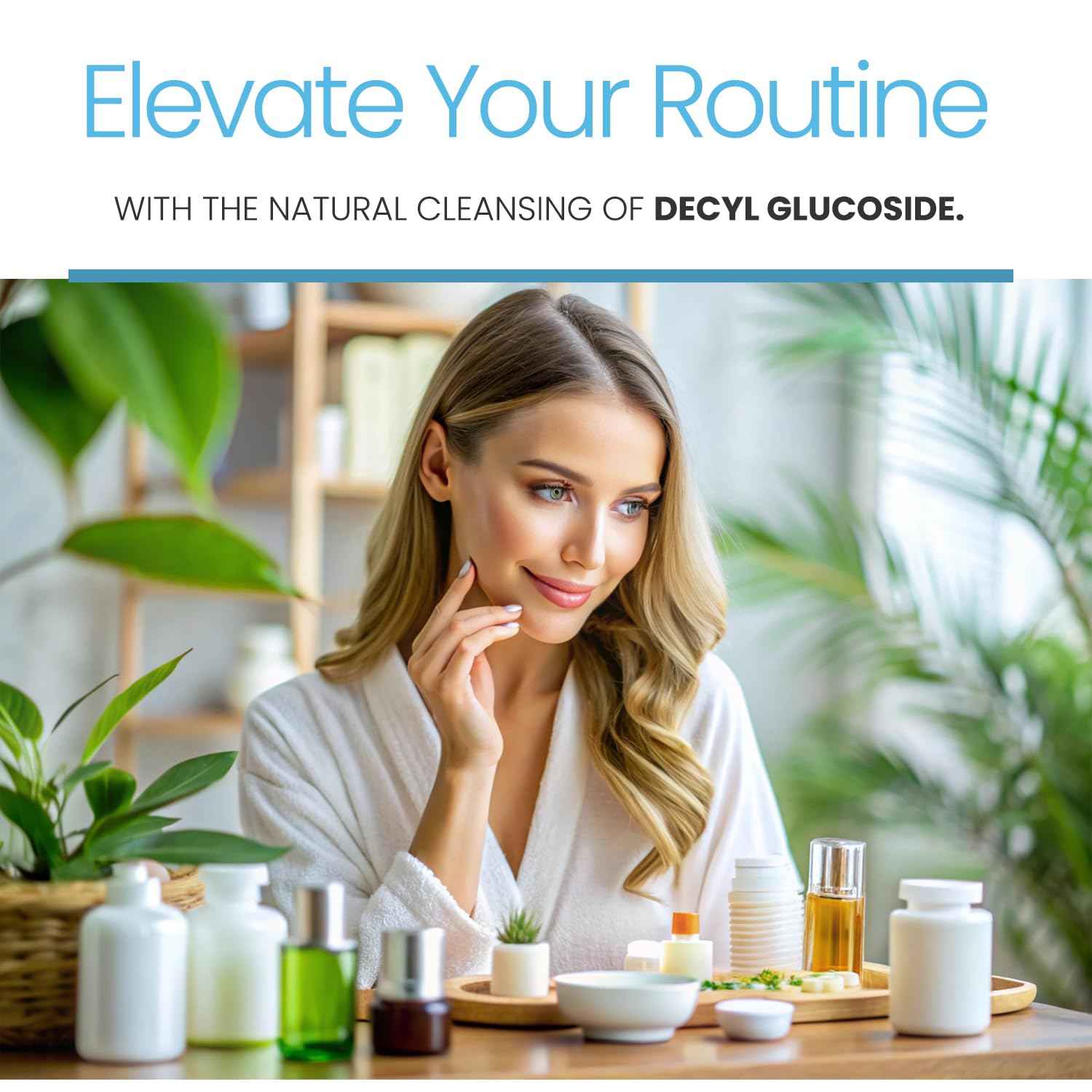 Decyl Glucoside Organic 12 Oz / 354 mL Mild Non-Ionic Surfactant - Plant-Based Gentle Cleansing & Foaming Agent for DIY Cosmetics Skincare & Haircare, Versatile Emulsifying Agent by Talsen Chemicals