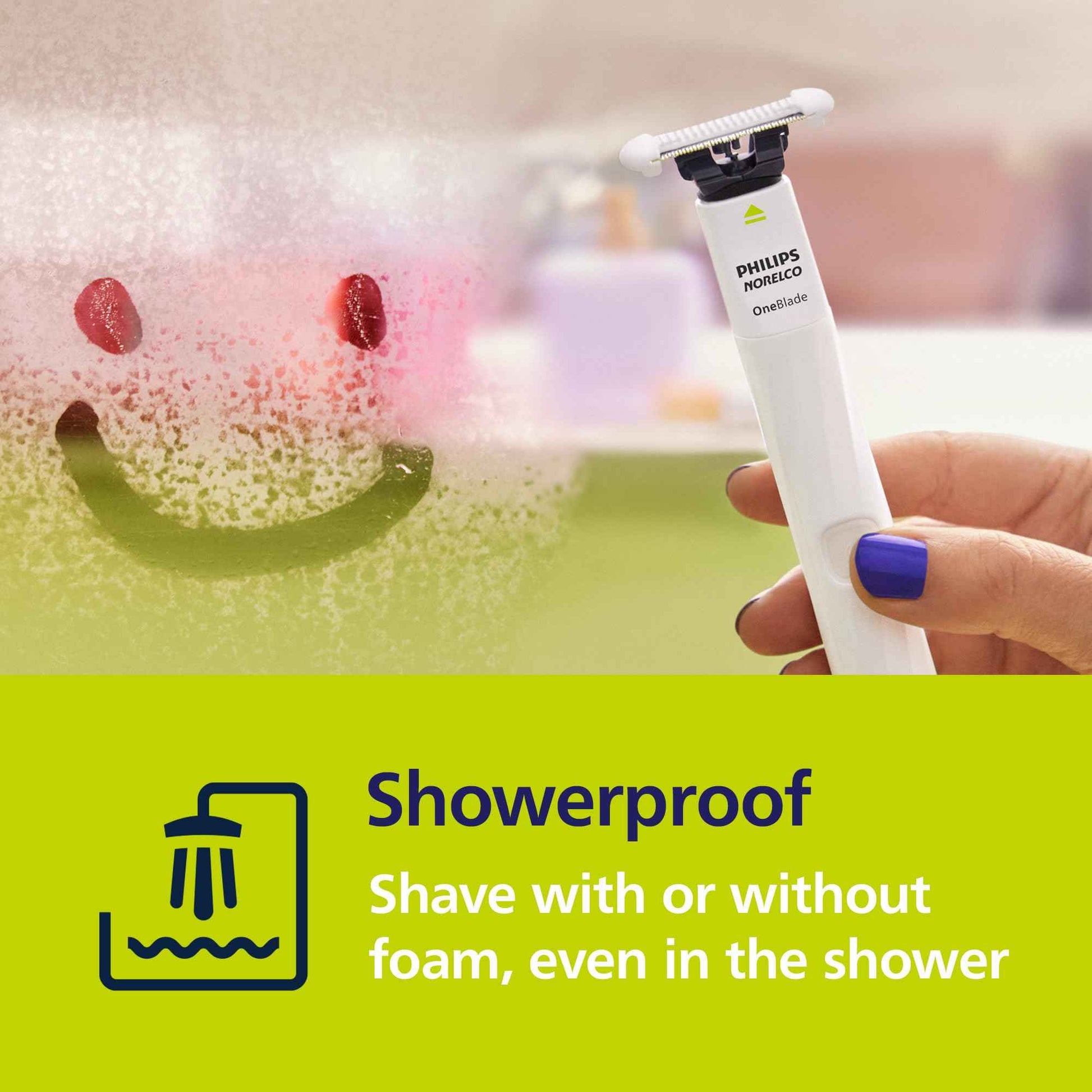 Philips Norelco OneBlade Intimate, Designed For Pubic Grooming, Trim & Shave With Extra Skin Protection, Model QP1924/70