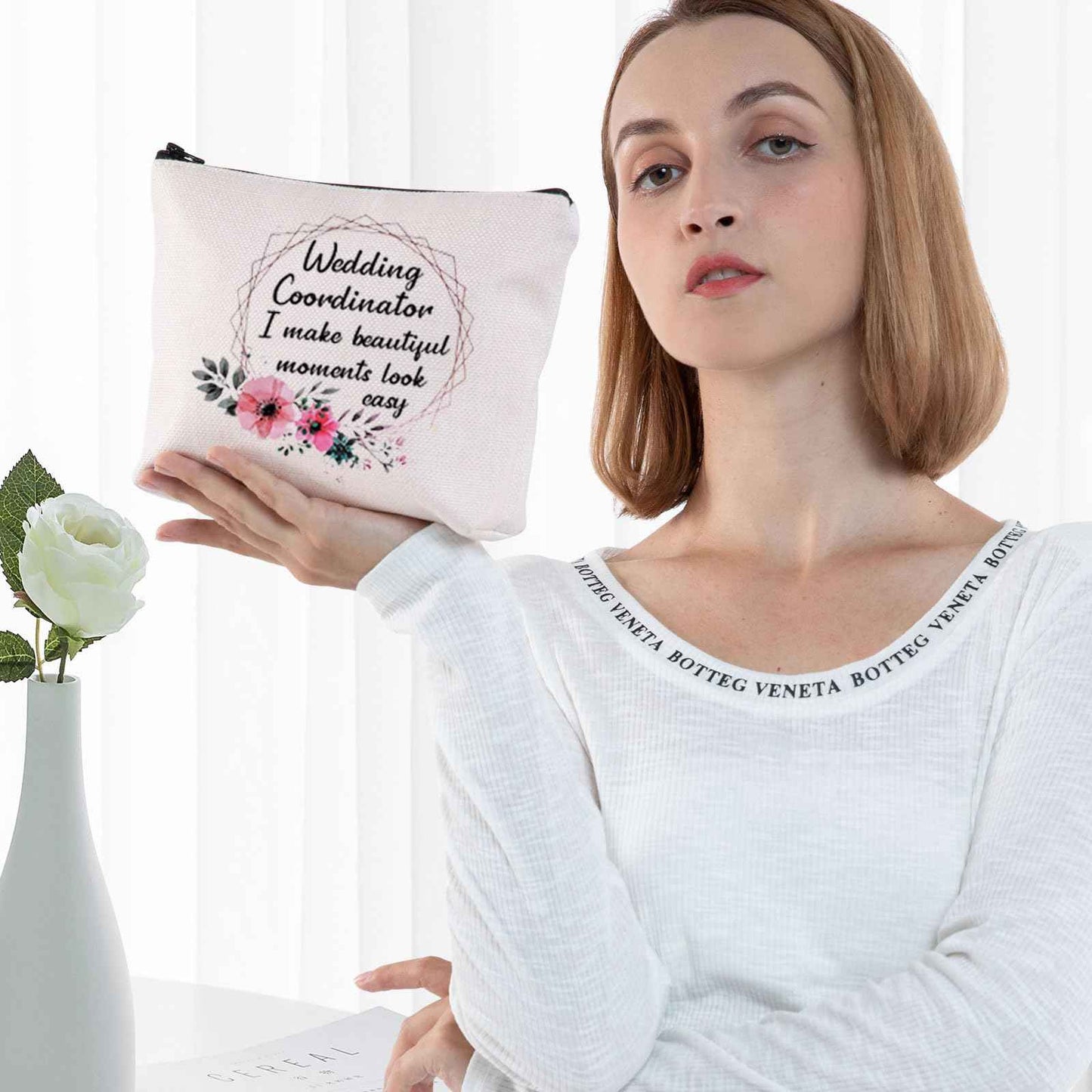 G2TUP Wedding Coordinator Gift Wedding Party Accessory Pouch I Make Beautiful Moments Thank You Planner (Wedding Coordinator Zip Bag)