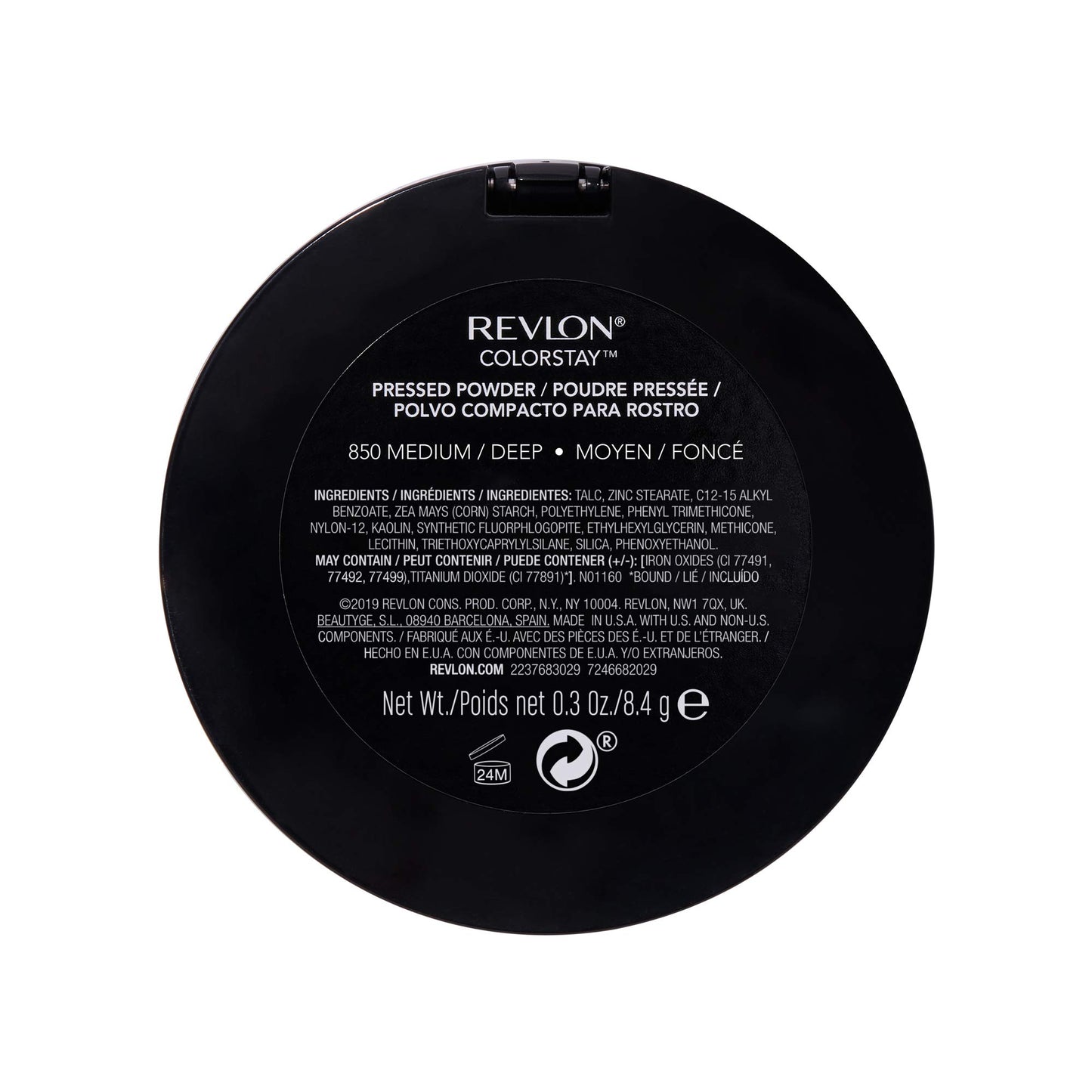 Revlon ColorStay Pressed Powder with SoftFlex, Medium Deep 850, 0.3 Ounces (Pack of 2)