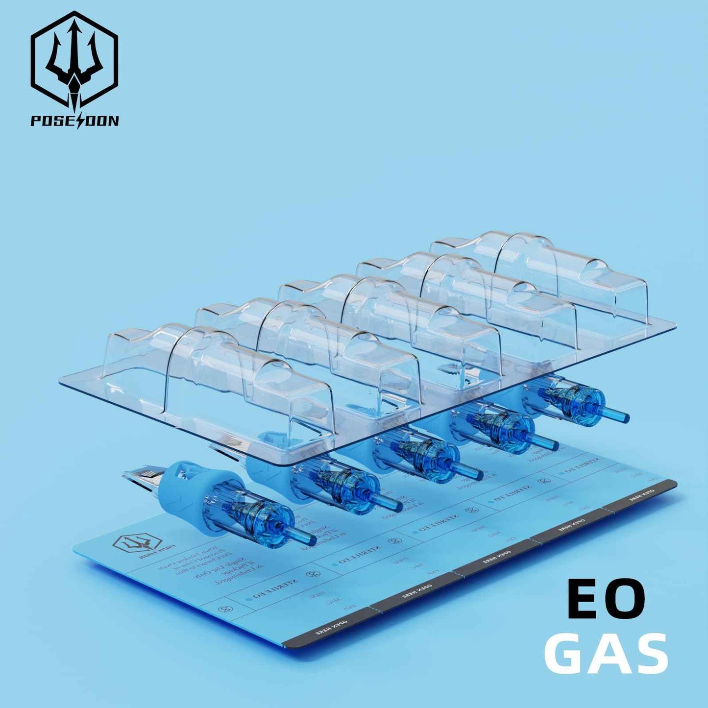 Poseidon 50Pcs Tattoo Cartridge Needles Assorted Mixed Size Round Liner Shader Magnum Curved/Round Mag # 12 Standard 3RL 5RL 7RL 9RL 5RS 7RS 9RS 7RM 9RM 9M1 Disposable Membrane for Tattoo Pen