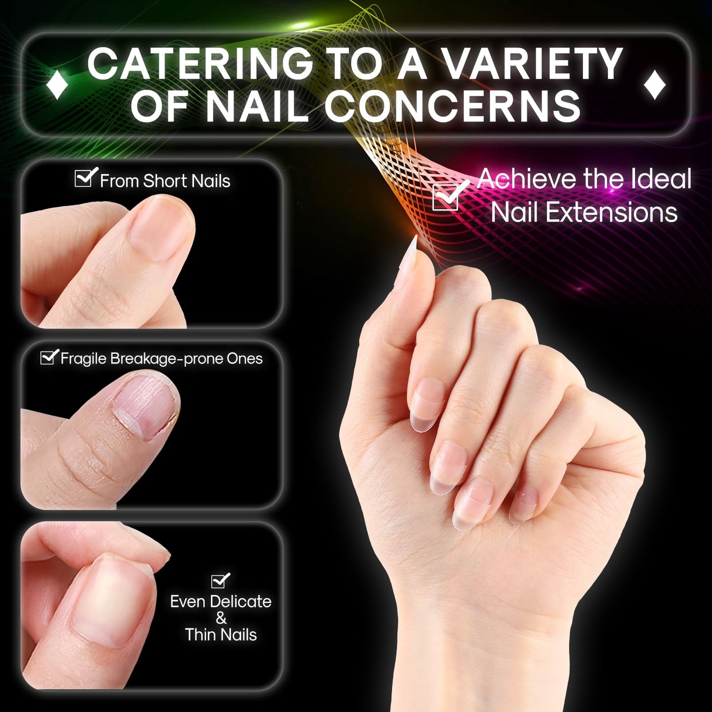 INENK Upgrade Round French Tips Gel x Nail Tips, INENK Matte Half Cover Short Oval Press on nails for Soak Off Nail Extension Tips at Home and Salon DIY with Refills Size 6 7 8(240PCS 11SIZES)