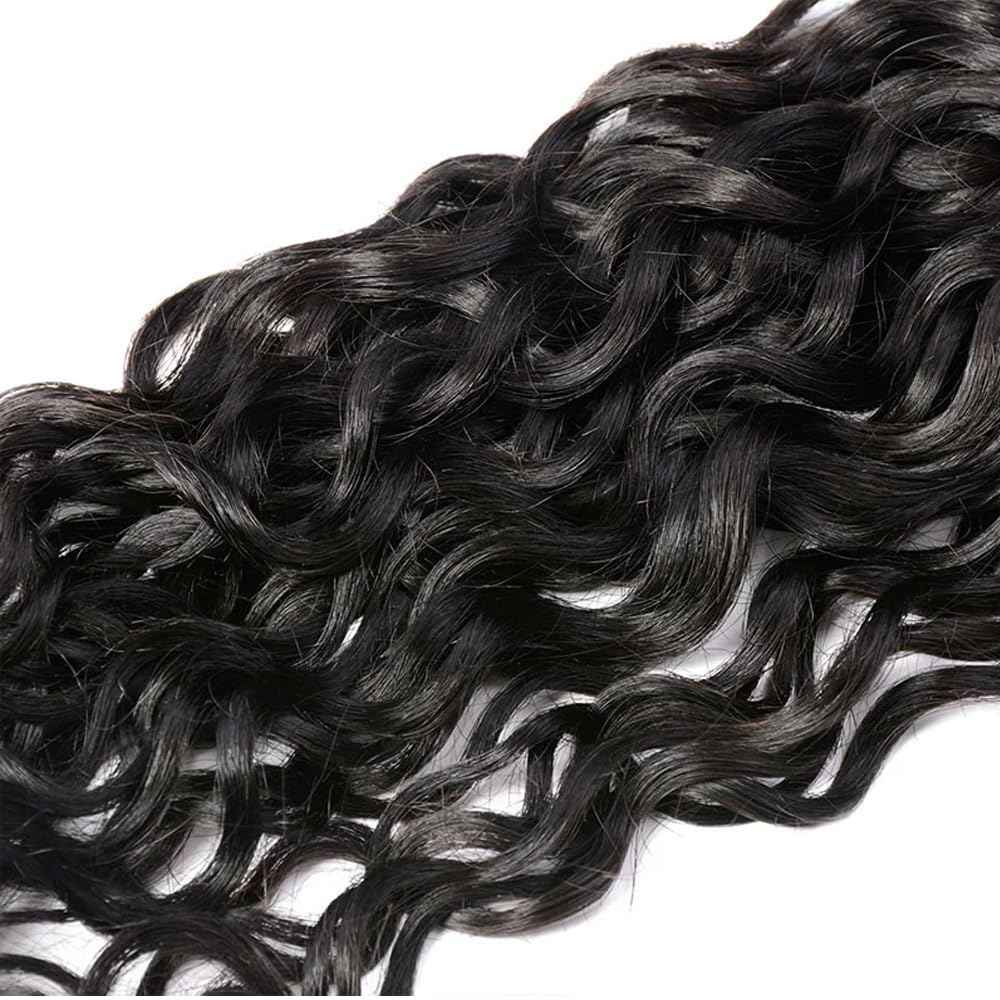 Human Hair Bundles Human Hair Water Wave Bundles 14 16 18 inch Wet and Wavy Bundle Quick Weave Extensions 150g