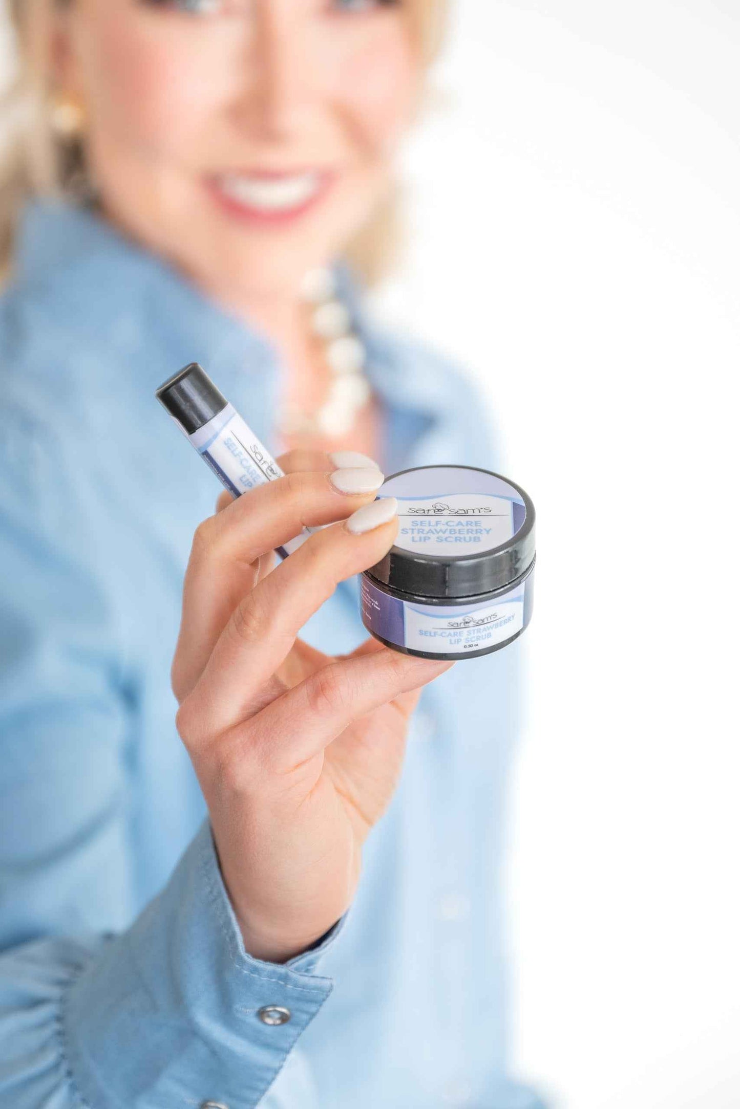 Safe Sam's Lip Balm and Lip Scrub Duo