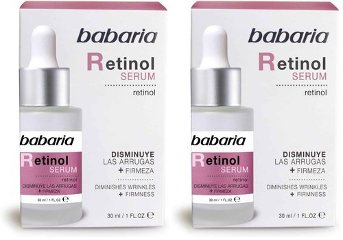 Babaria Retinol Face Serum, 1 oz - Facial Moisturizer for Skin Care - Anti Aging Serum to Reduce Appearance of Wrinkles - Improves Firmness and Elasticity - Light, Fast-Absorbing, Vegan Formula