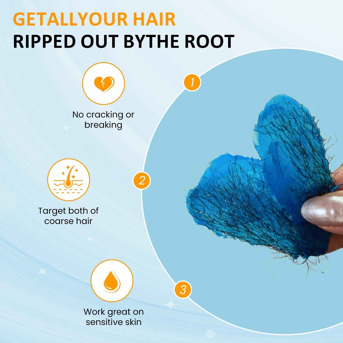 SUNVIVIPRO Wax Beans for Hair Removal, 2.5lb Hard Wax Beads, Waxing Beads for Sensitive Skin, Hair Removal Kit for Women Men Full Body, Facial, Brazilian, Bikini, Legs, Chest