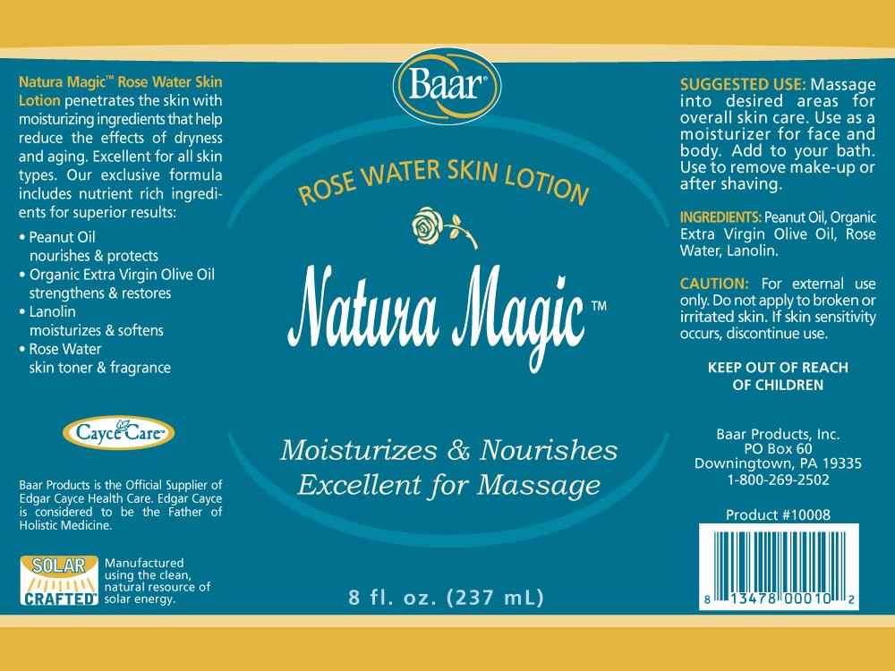Natura Magic, Rose Water Skin Lotion, 8 oz. (Pack of 2)