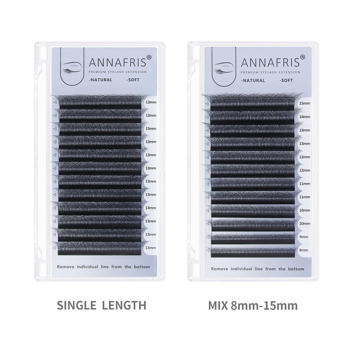 ANNAFRIS 8D Premade Fan W Shape Eyelash Extensions 0.07 D Curl 15mm Volume Self Fanning False Lashes Makeup Supplies Professional Use Lash Extension(0.07 D, 15mm)