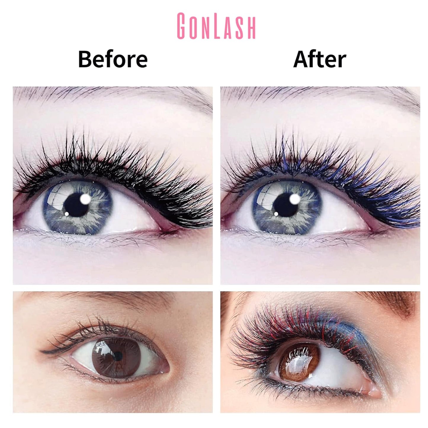 GON Lash 1000 Fans Tray Volume Lash Extensions Mixed length | Premade Fans Eyelash Extensions | Mega Lash Extension | Promades Eyelash Fans | 3D, CC Curl, 9-16mm