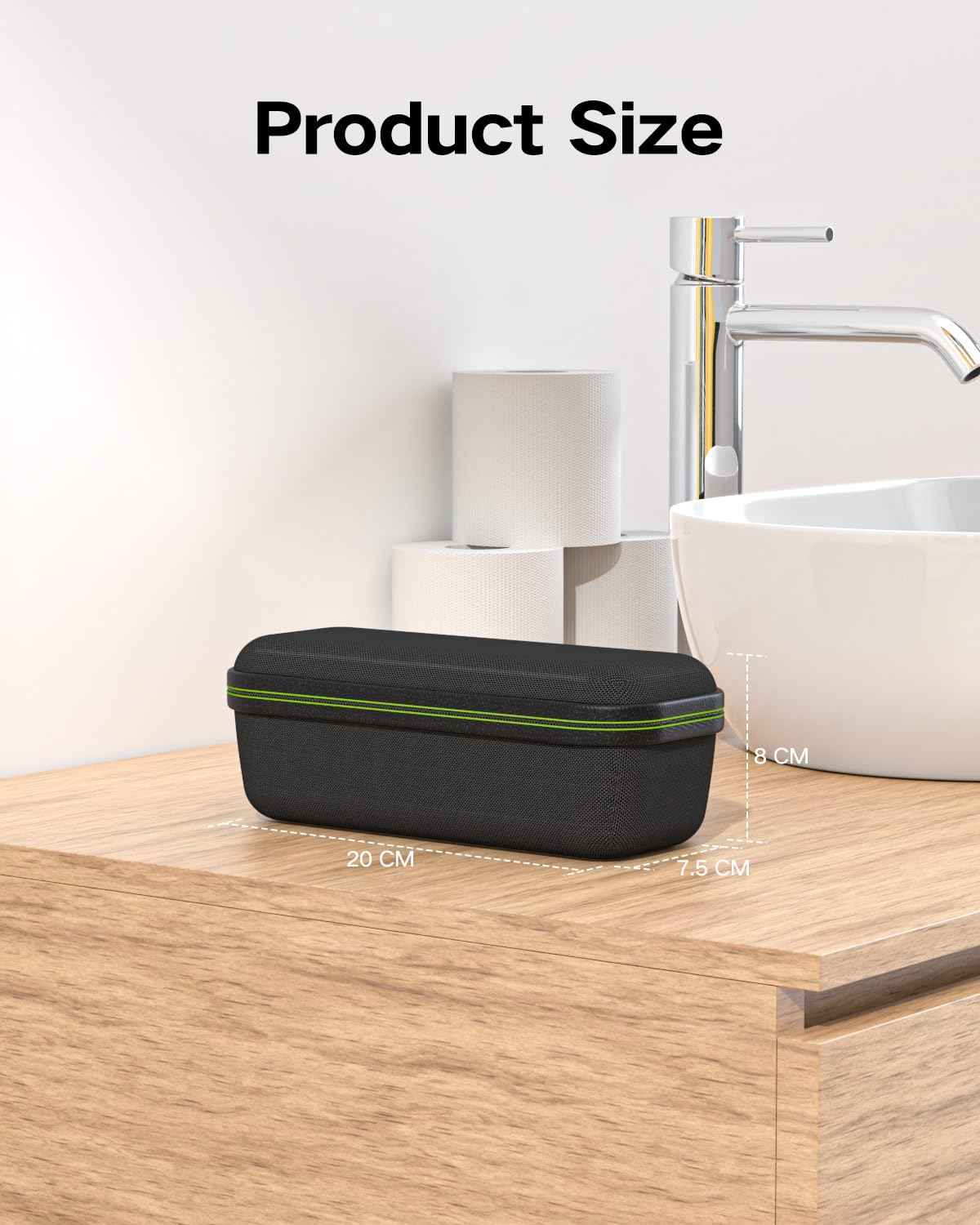 Superer Shaver Case Fit for Philips One Blade Model QP2724 QP2834 QP2520 QP2530 QP2630 QP6520 QP6530 - Durable, Protective Organizer for Shaver Accessories, Travel-Friendly, Compact, Easy to Clean