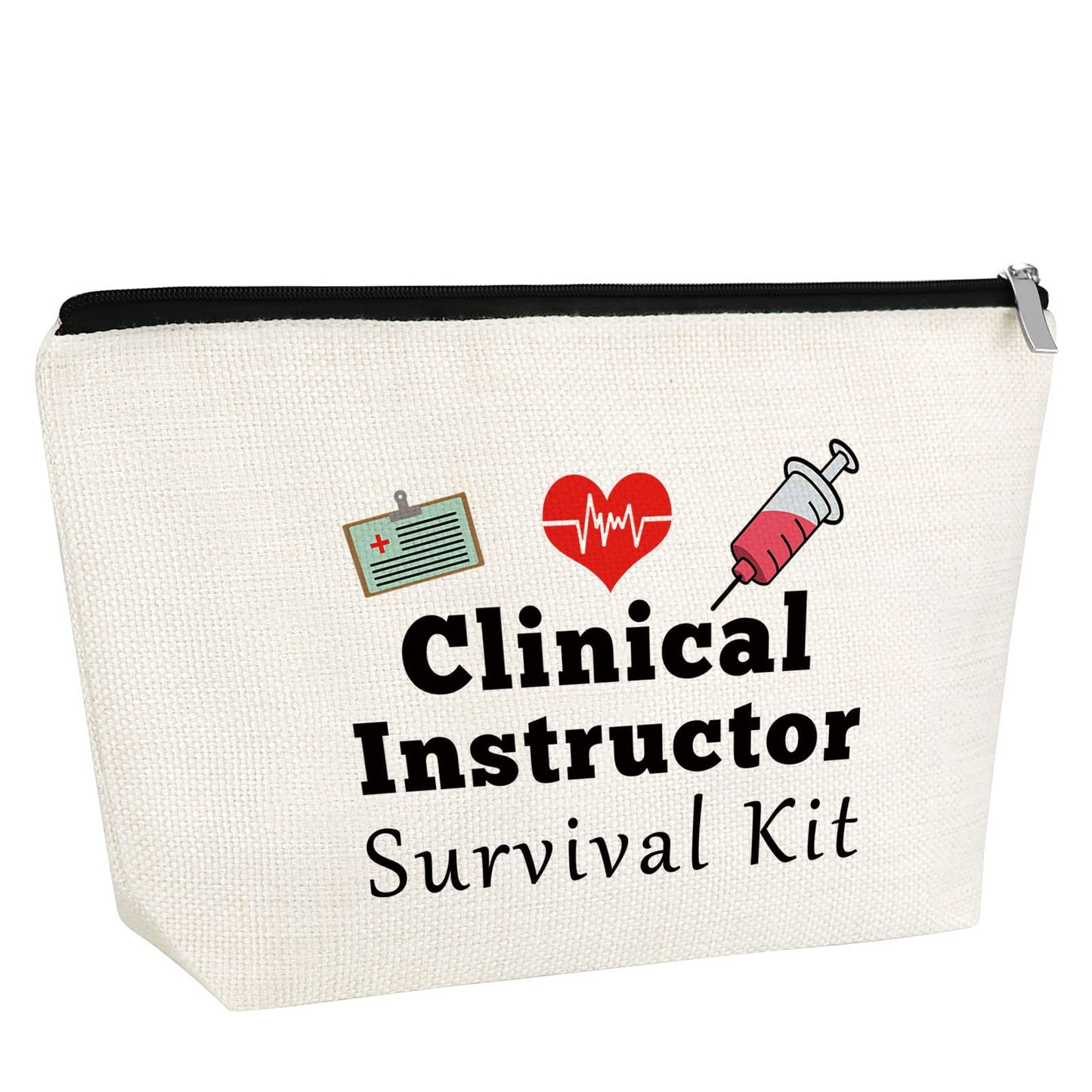 Clinical Instructor Gift Clinical Instructor Appreciation Gift from Student Instructor Makeup Bag Thank You Gifts for Clinical Instructor Preceptor Retirement Graduation Christmas Gift Travel Pouch