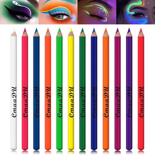 LemonSac 20 Colors Eyeliner Pen Set, Eye Shadow Pencil, Pearl Eyeliner Kit Metallic Eyeliner Pencil Glitter Eyeliner for Women Eye&Lip Liner Professional Waterproof Retractable Eyeliner(20PCS)