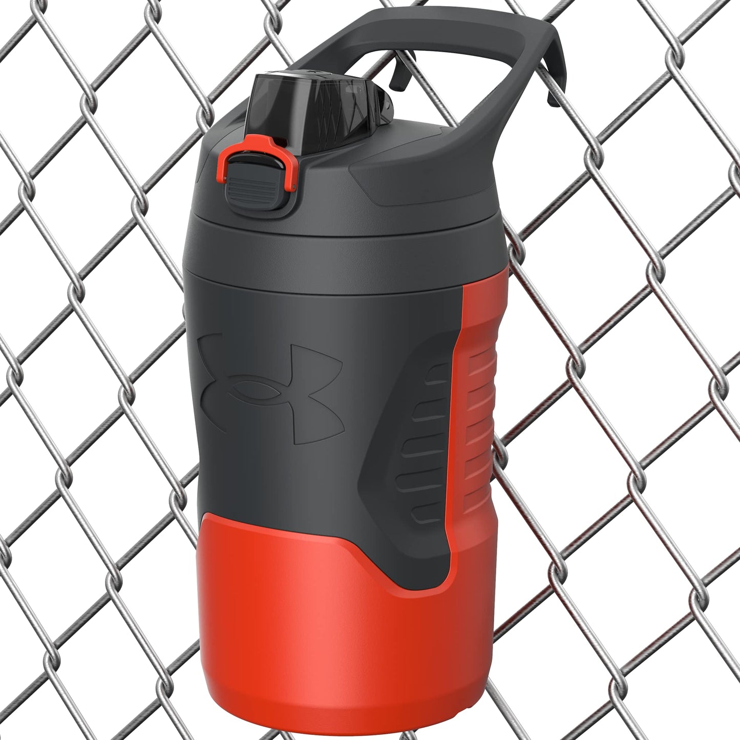 Under Armour Sports Water Jug, 32 oz Insulated Water Bottle w/Handle, Fence Hook, Leak Resistant, Baseball, Football & More