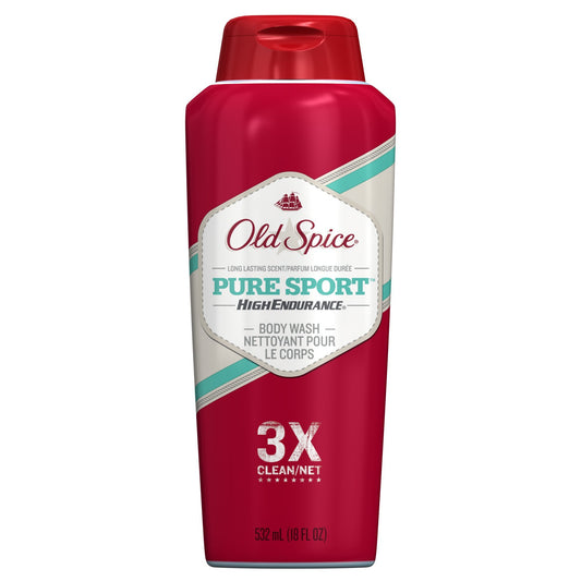 Old Spice High Endurance Pure Sport Body Wash 18 oz (Pack of 2)