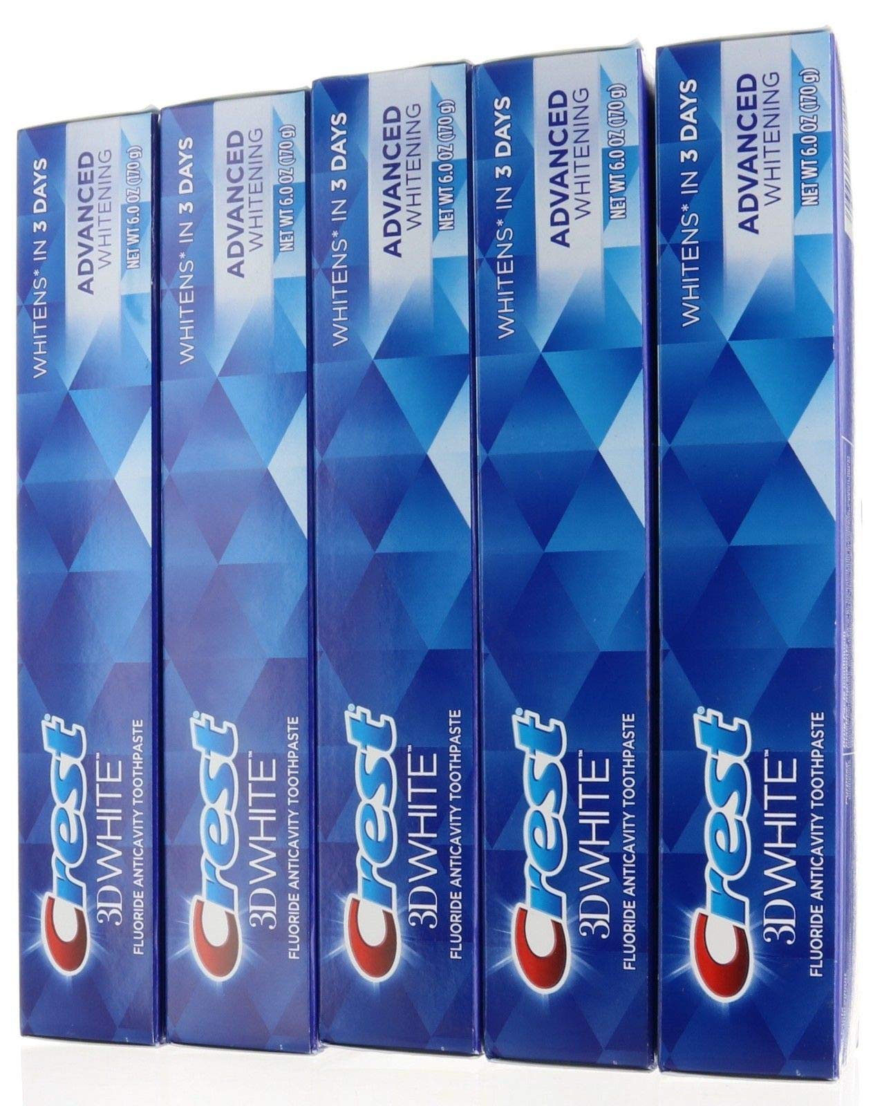 Crest 3D White Advanced Whitening Fluoride Toothpaste