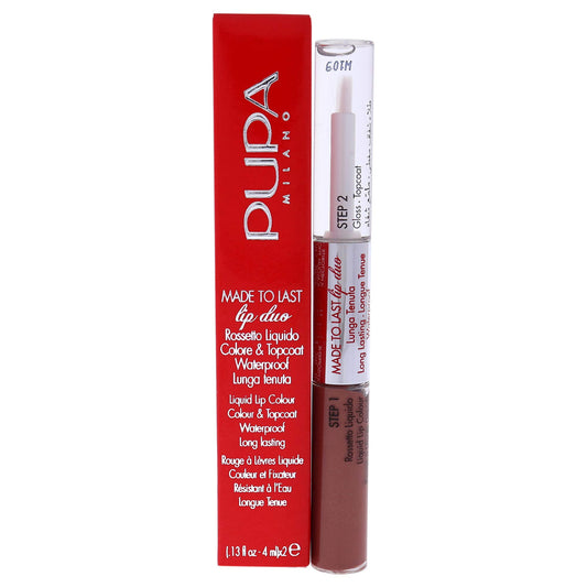 Pupa Made To Last Lip Duo - 012 Natural Nude Milano for Women - 0.13 oz Lipstick