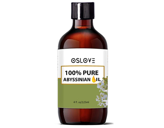 Oslove Organics 100% Pure Abyssinian oil 4 oz Use for Hair and Skin | Smooth Shiny Hair | Softens and Moisturizes Skin