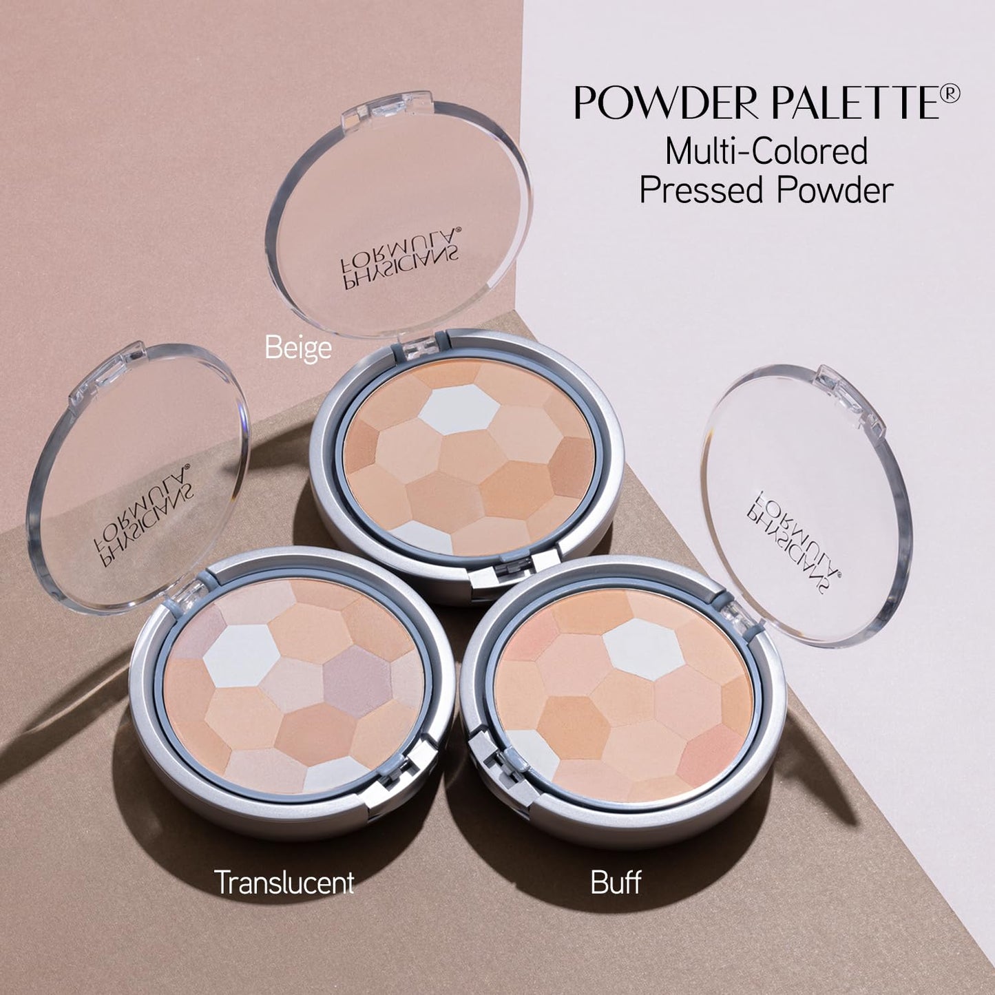 Physicians Formula Setting Powder Palette Multi-Colored Pressed Finishing Powder Translucent, Natural Coverage, Dermatologist Tested, Clinicially Tested